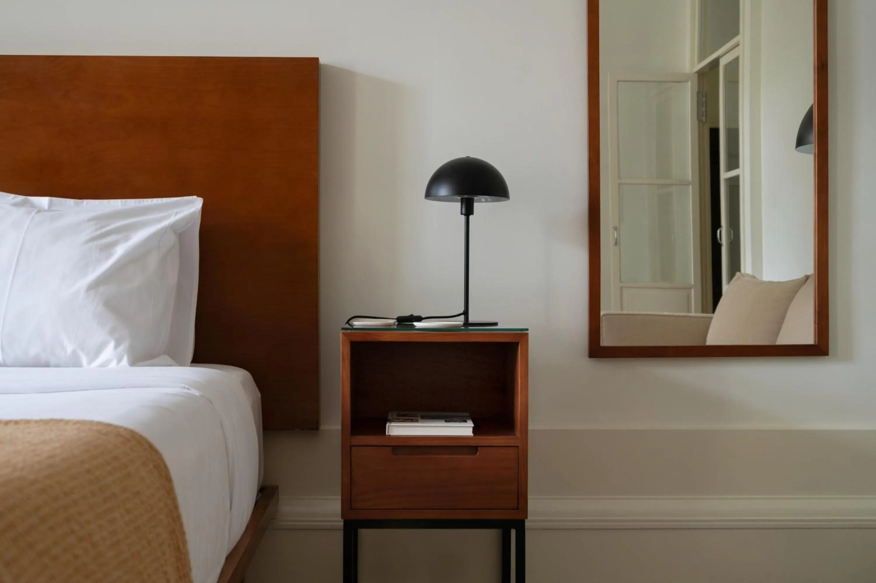 Decorative detail, Bed in Rosa Et Al Townhouse