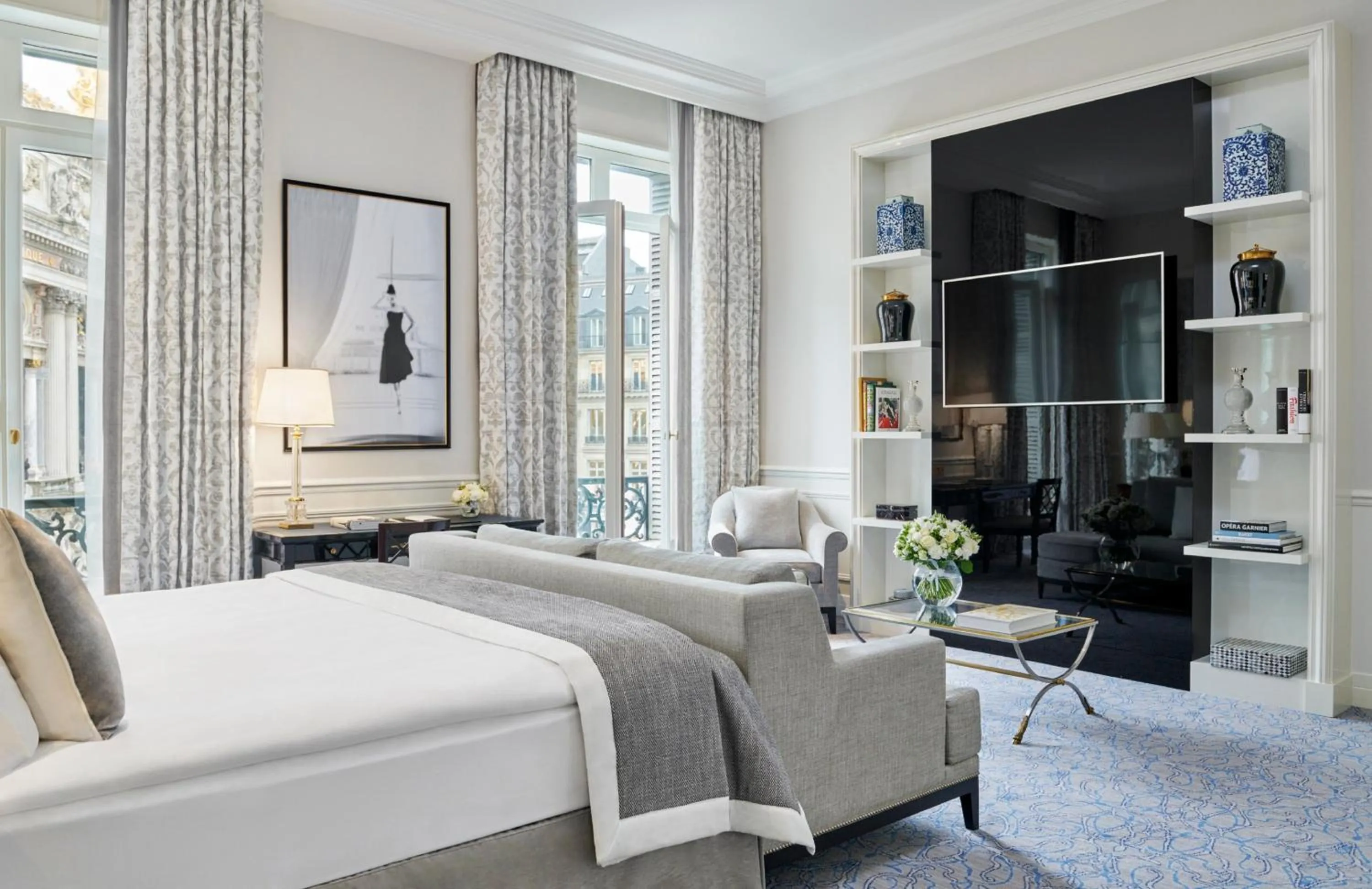 Bedroom, Bed in InterContinental Paris Le Grand by IHG