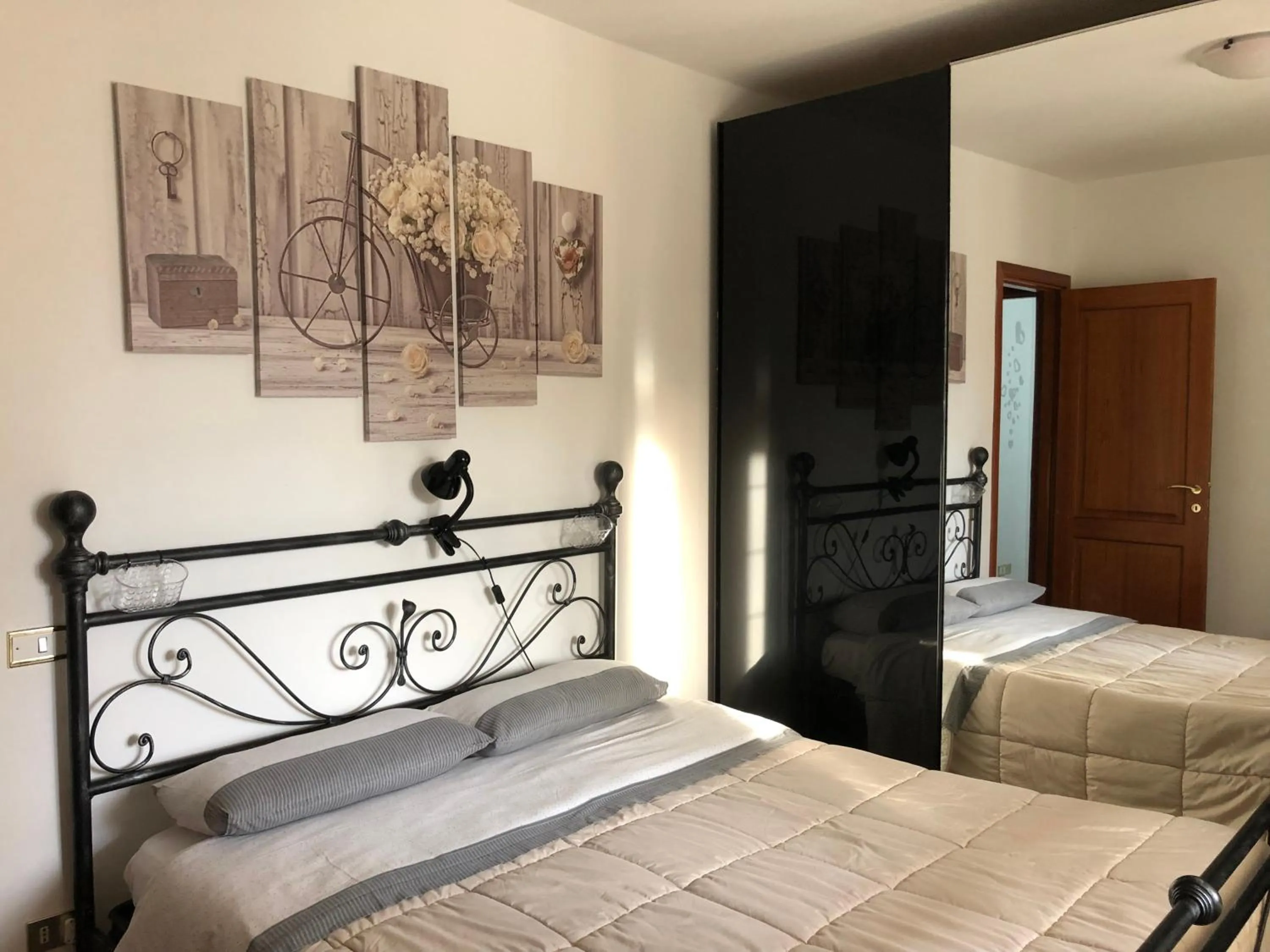 Bedroom, Bed in mela__bii