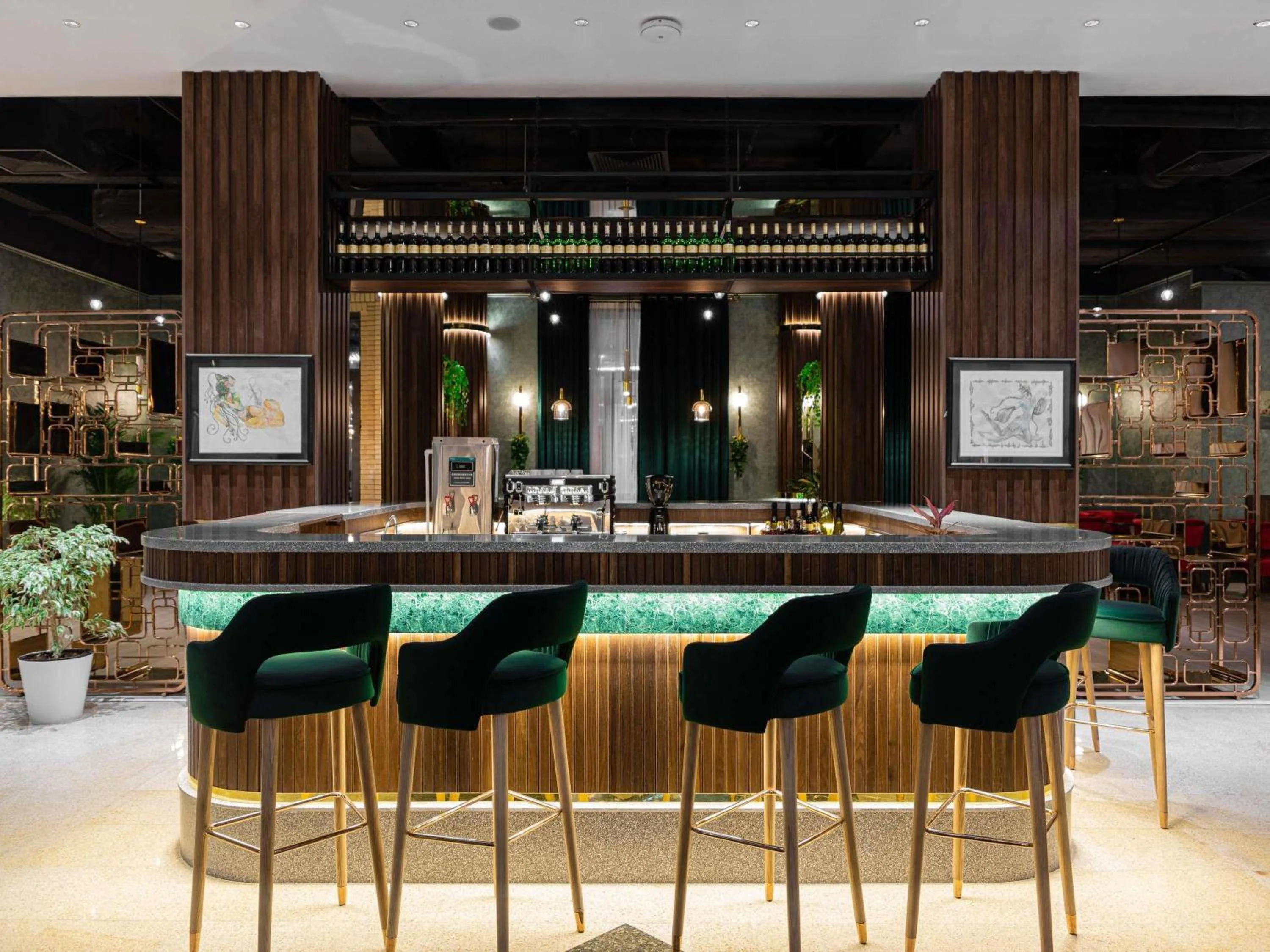 Lounge or bar in Mövenpick Samarkand