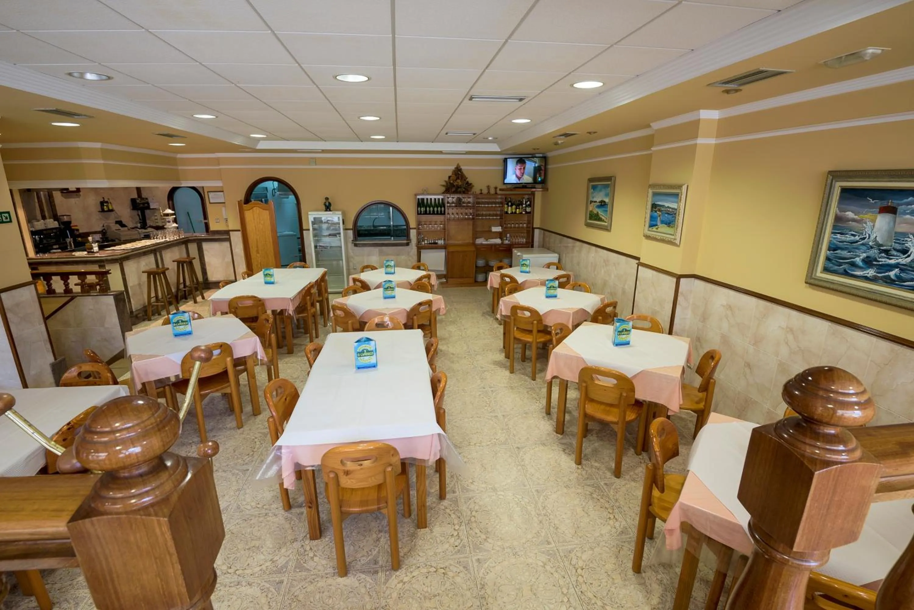 Lounge or bar in Hostal O Camouco