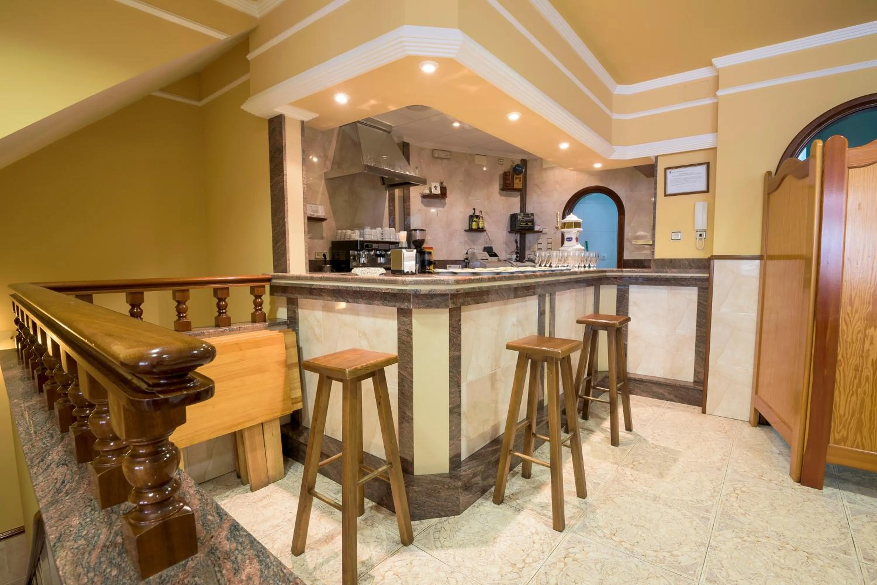 Lounge or bar in Hostal O Camouco