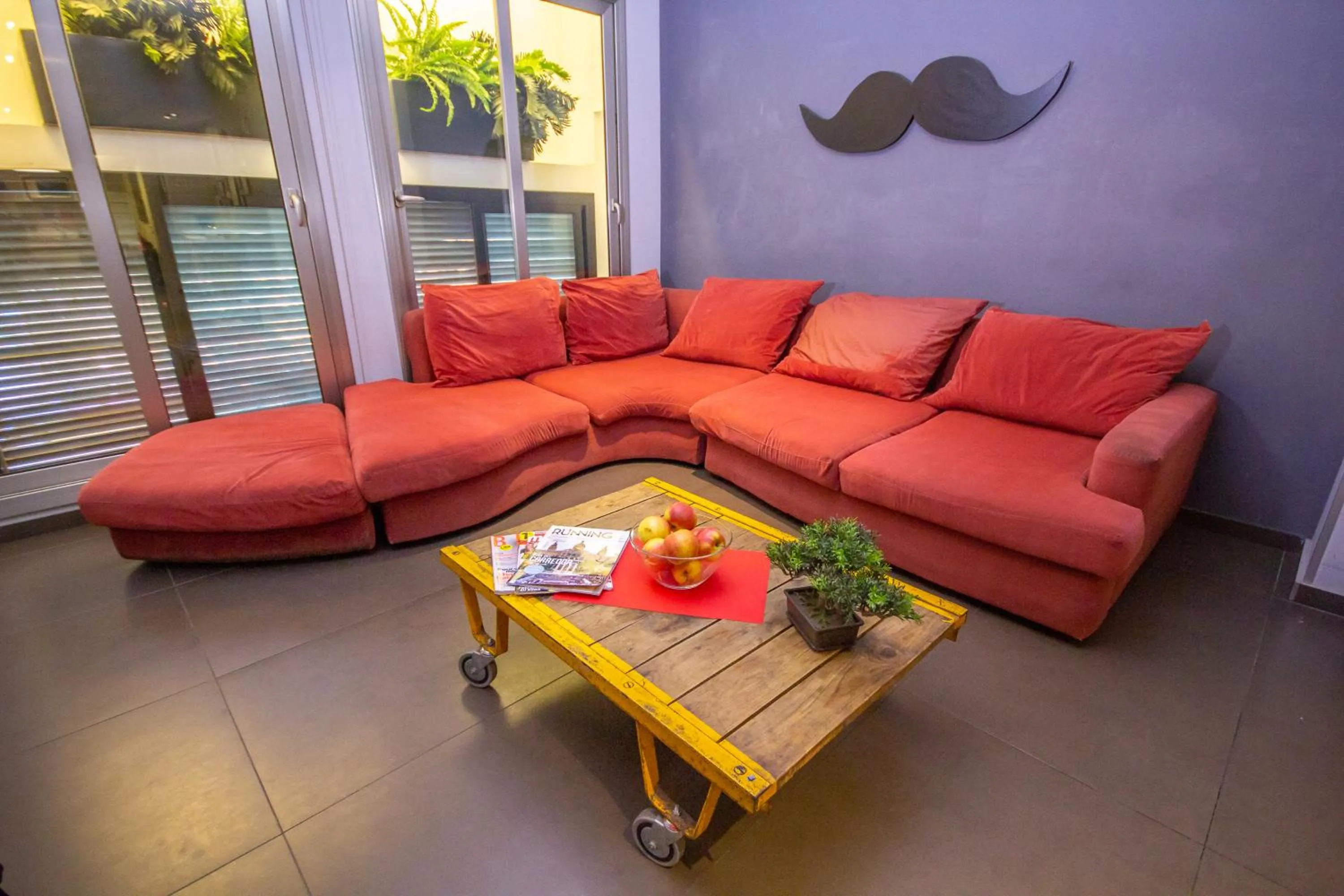 Living room in Don Moustache Boutique Hostel