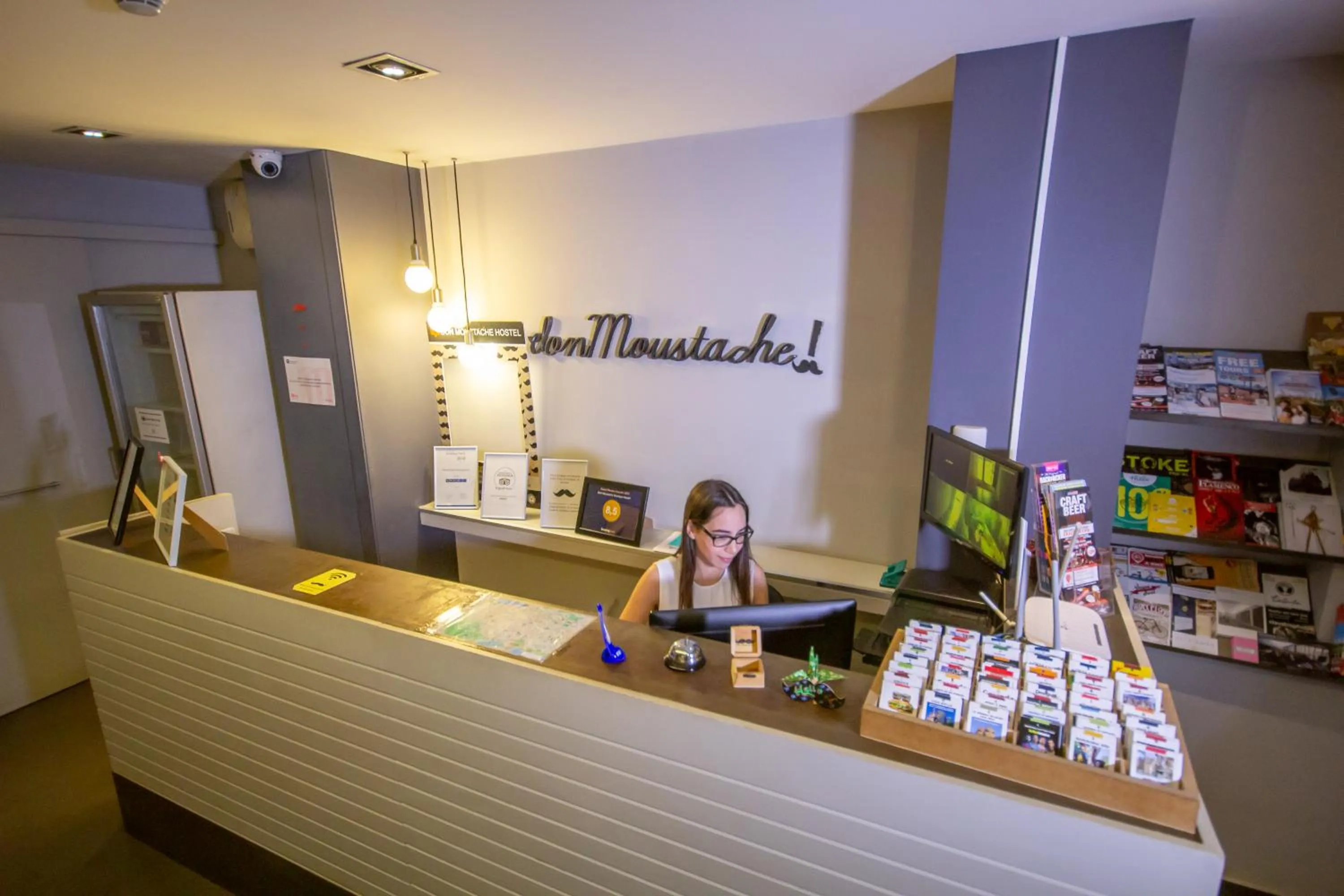 Lobby or reception in Don Moustache Boutique Hostel