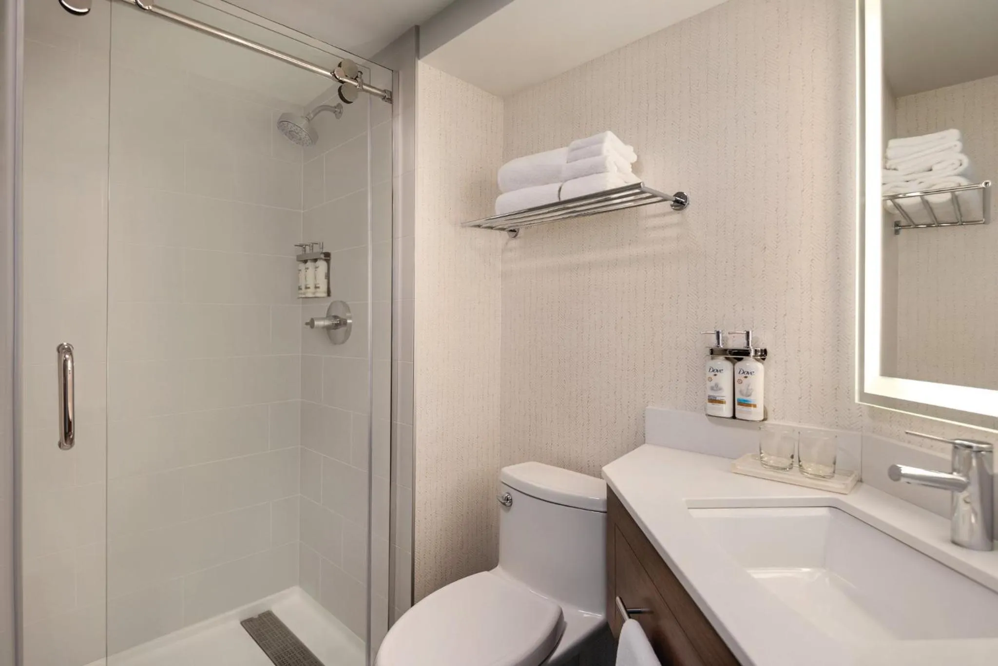 Shower in Holiday Inn & Suites Vancouver Downtown by IHG