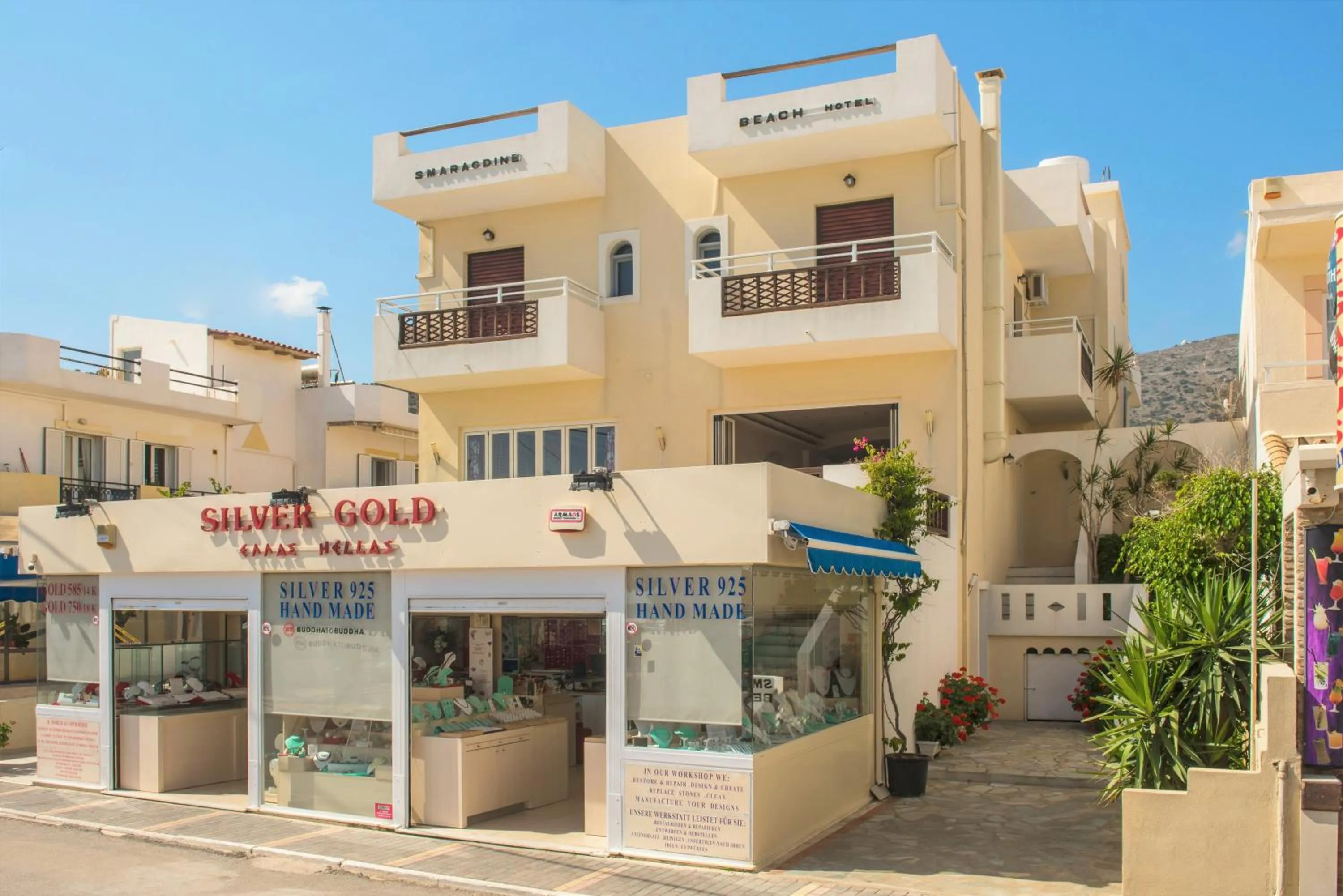 Property building in Smaragdine Beach Hotel