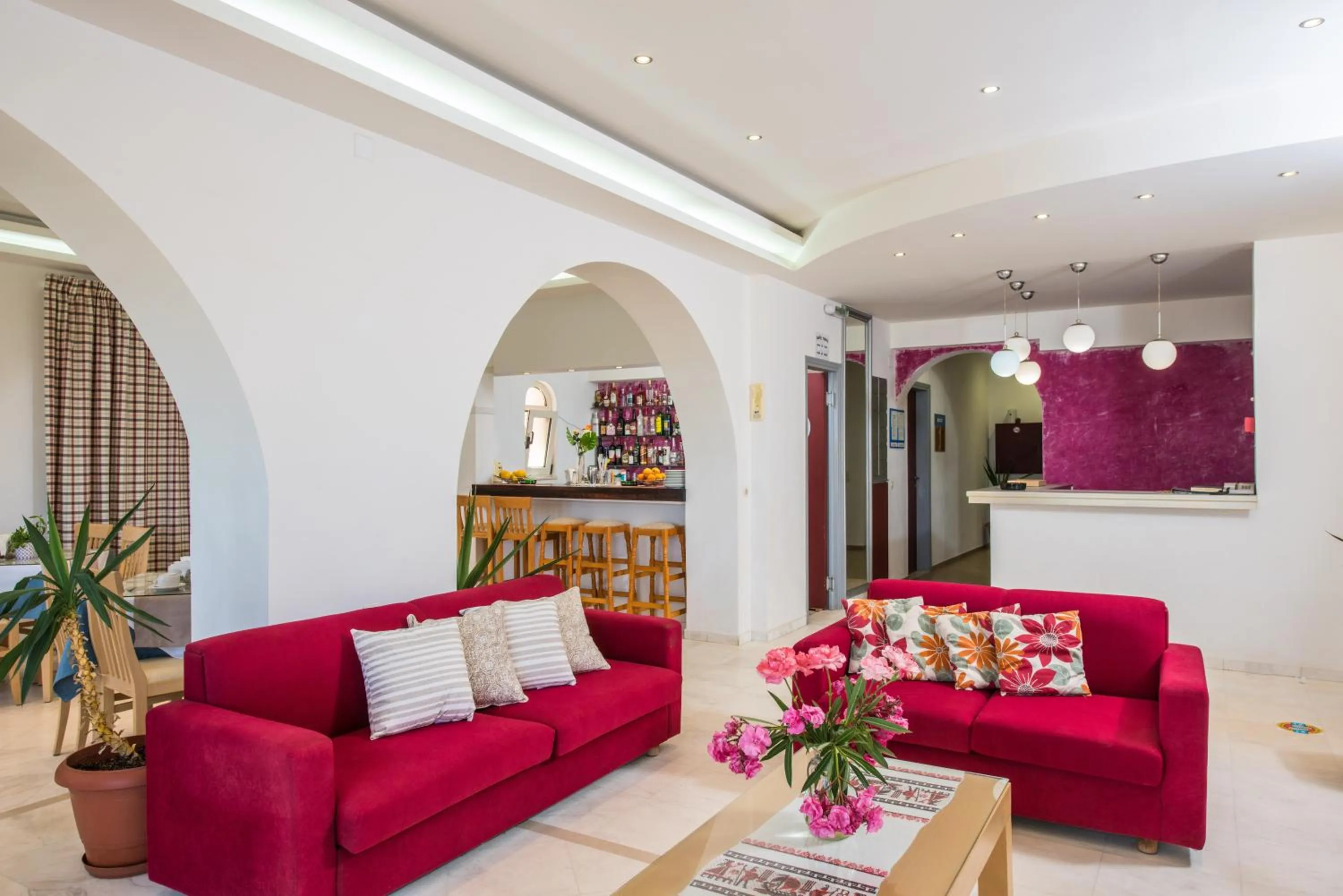 Lobby or reception in Smaragdine Beach Hotel