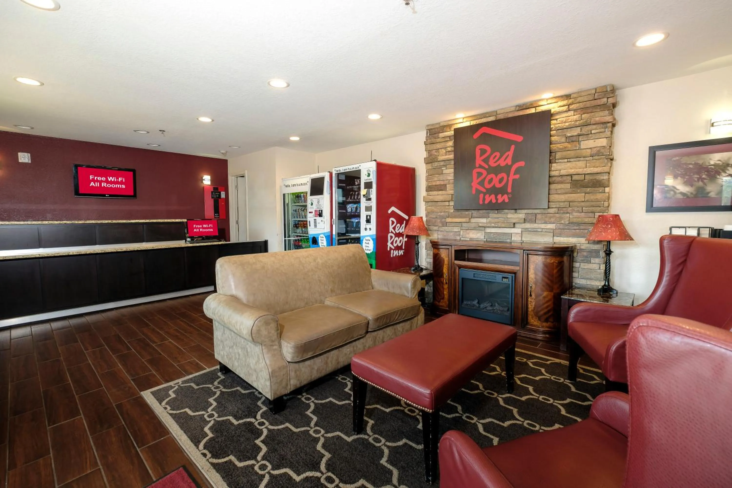 Lobby or reception in Red Roof Inn Helen