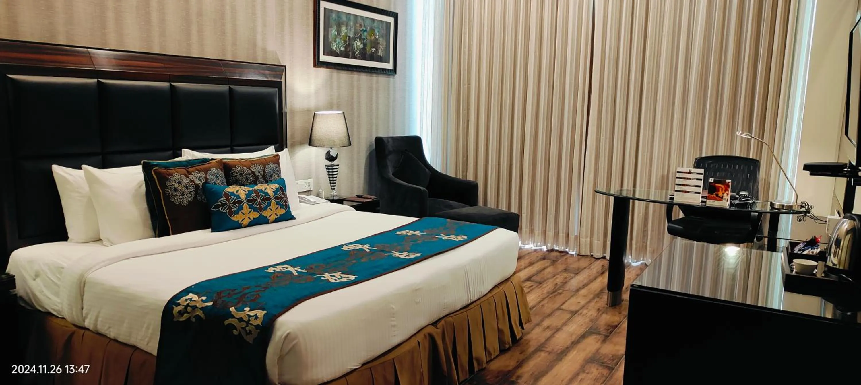 Photo of the whole room, Bed in Marina- Shimla First Designer Boutique Hotel