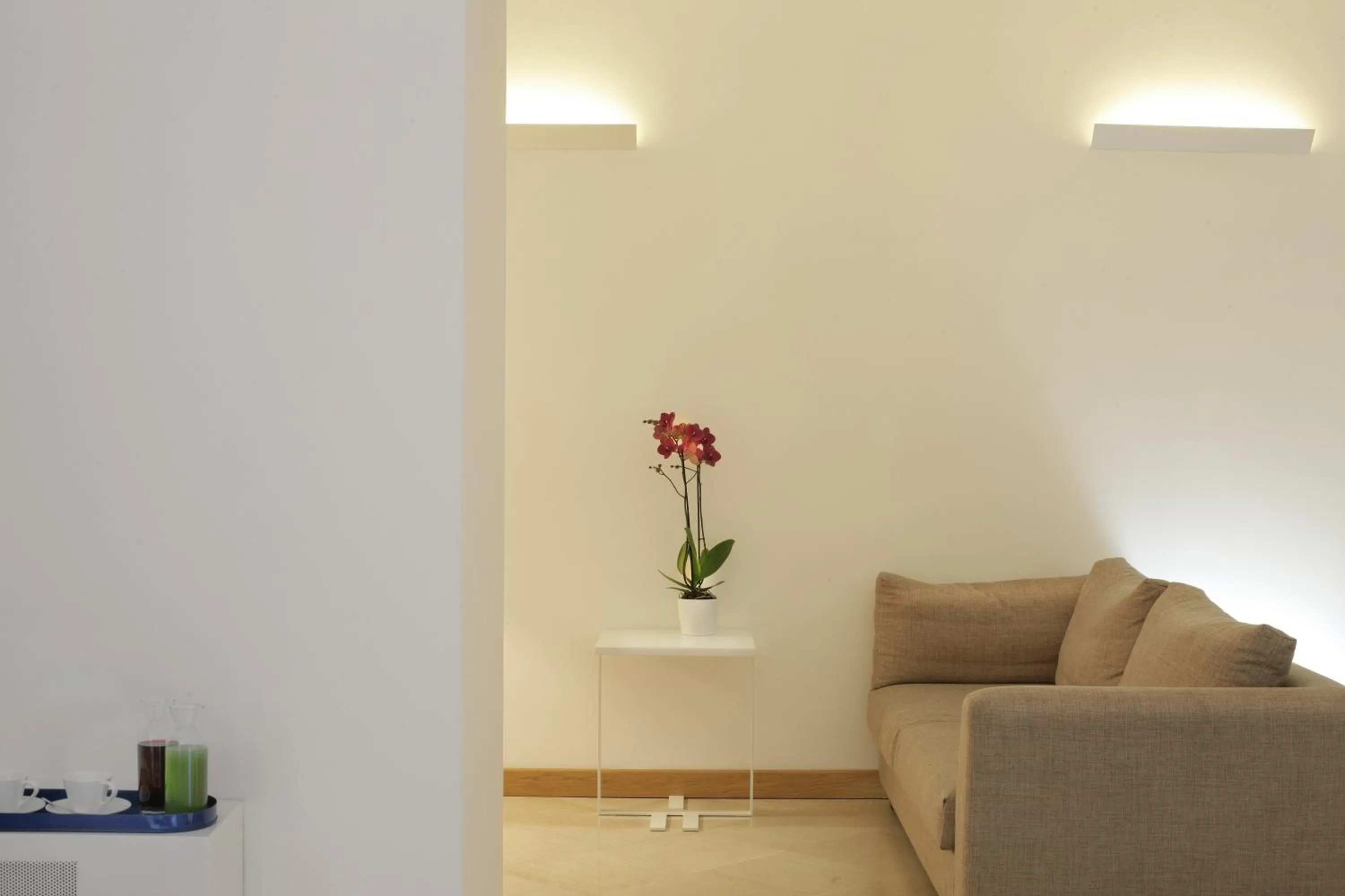 Seating area in Santacroce Luxury Rooms