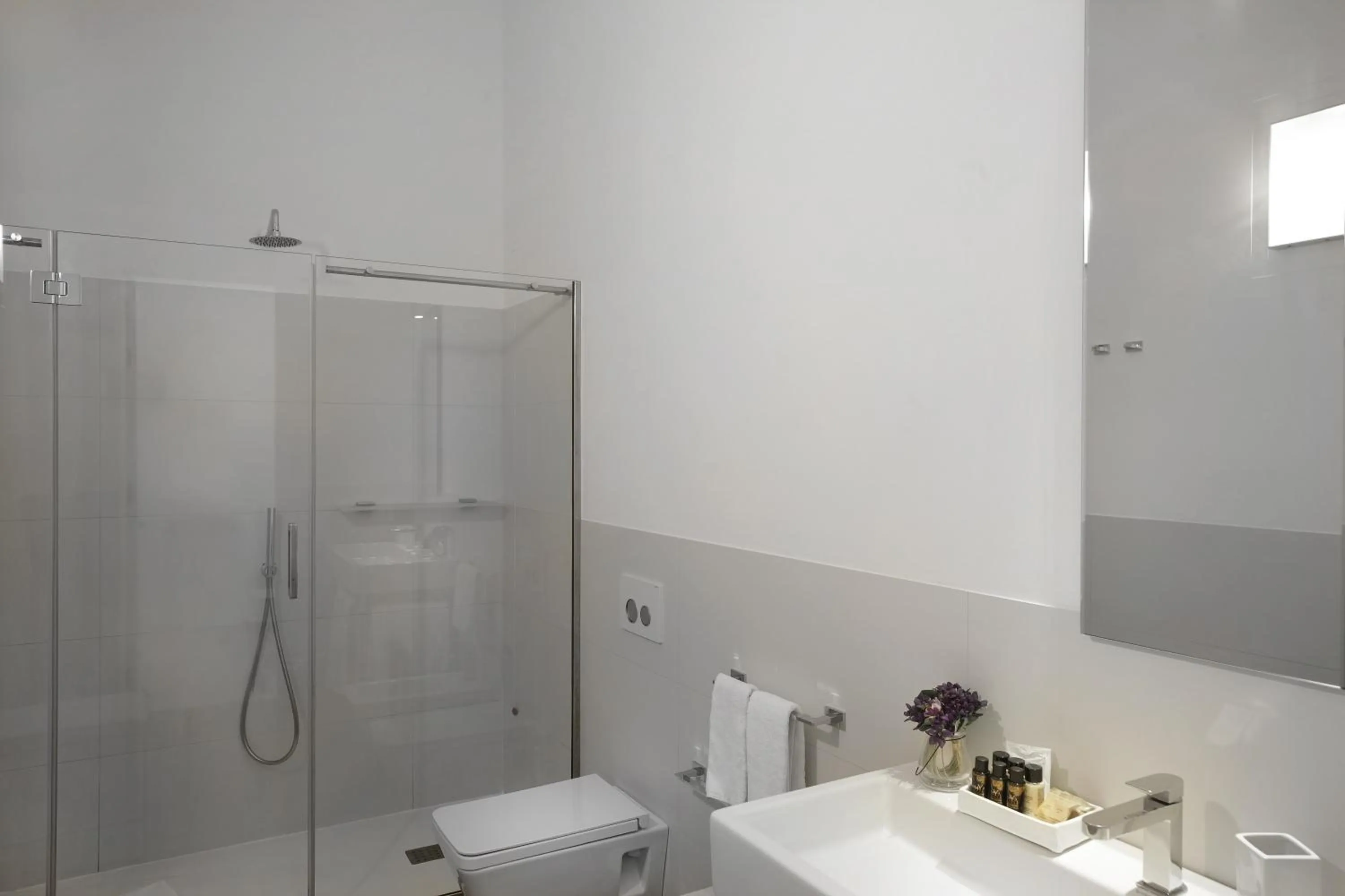 Shower in Santacroce Luxury Rooms