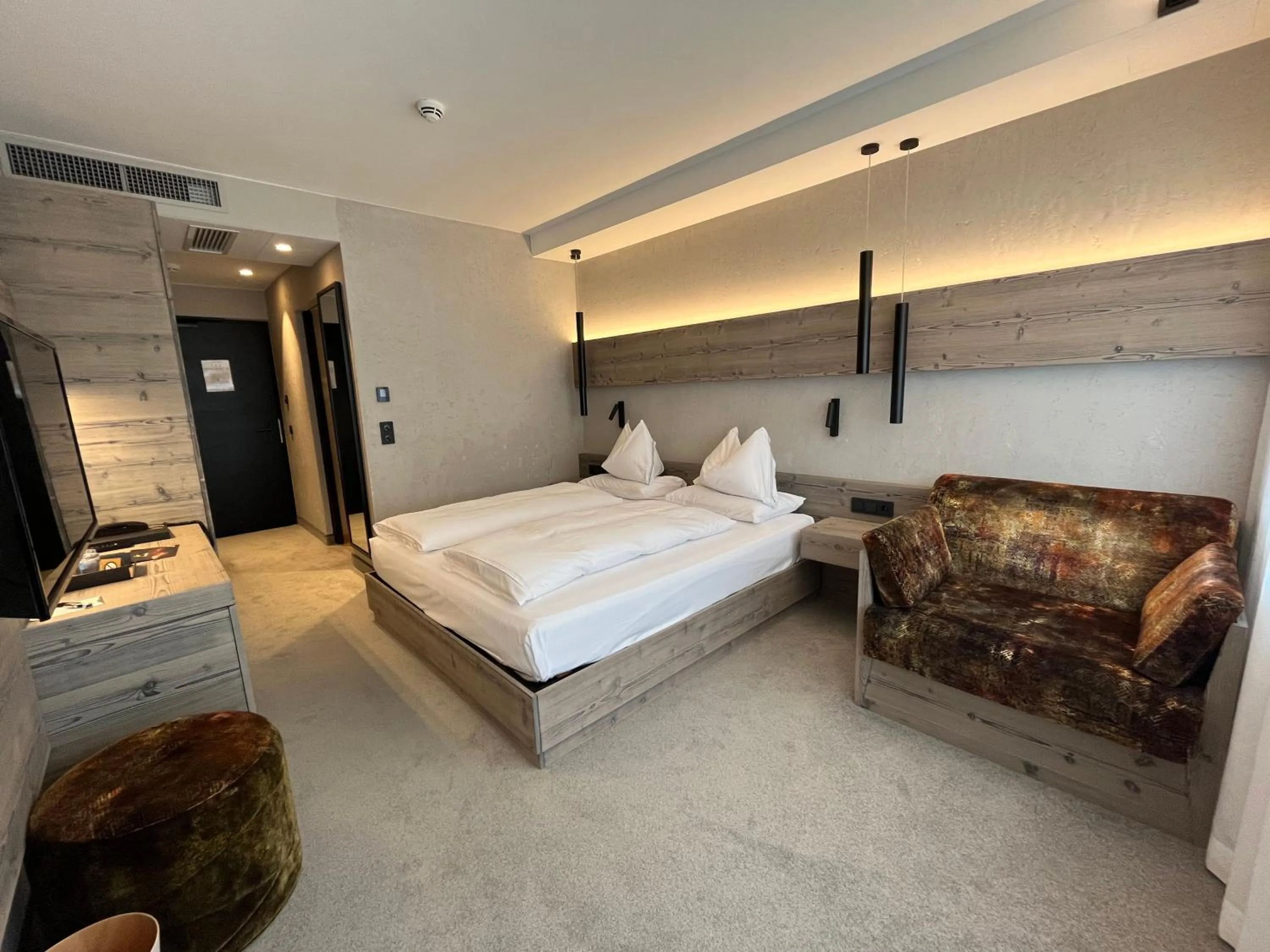 Bed in Bonfanti Design Hotel