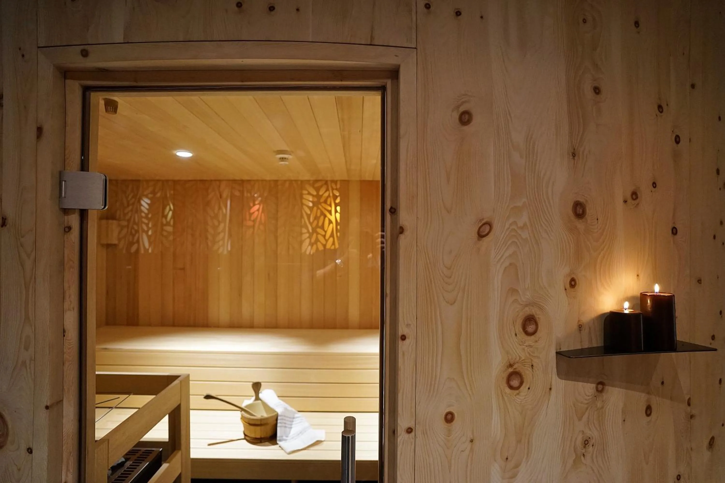 Sauna in Bonfanti Design Hotel