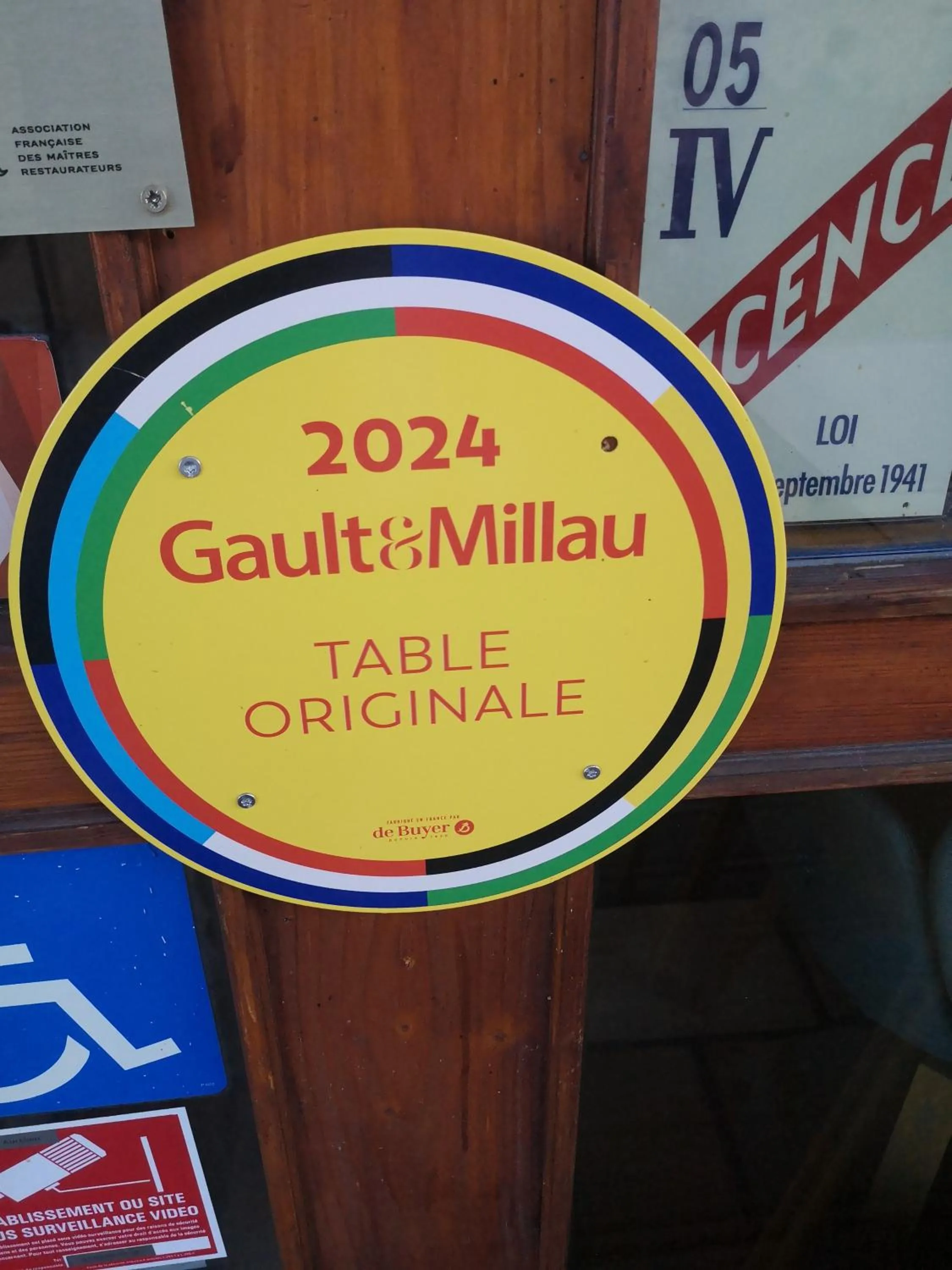 Certificate/Award in Hotel Les Chenets