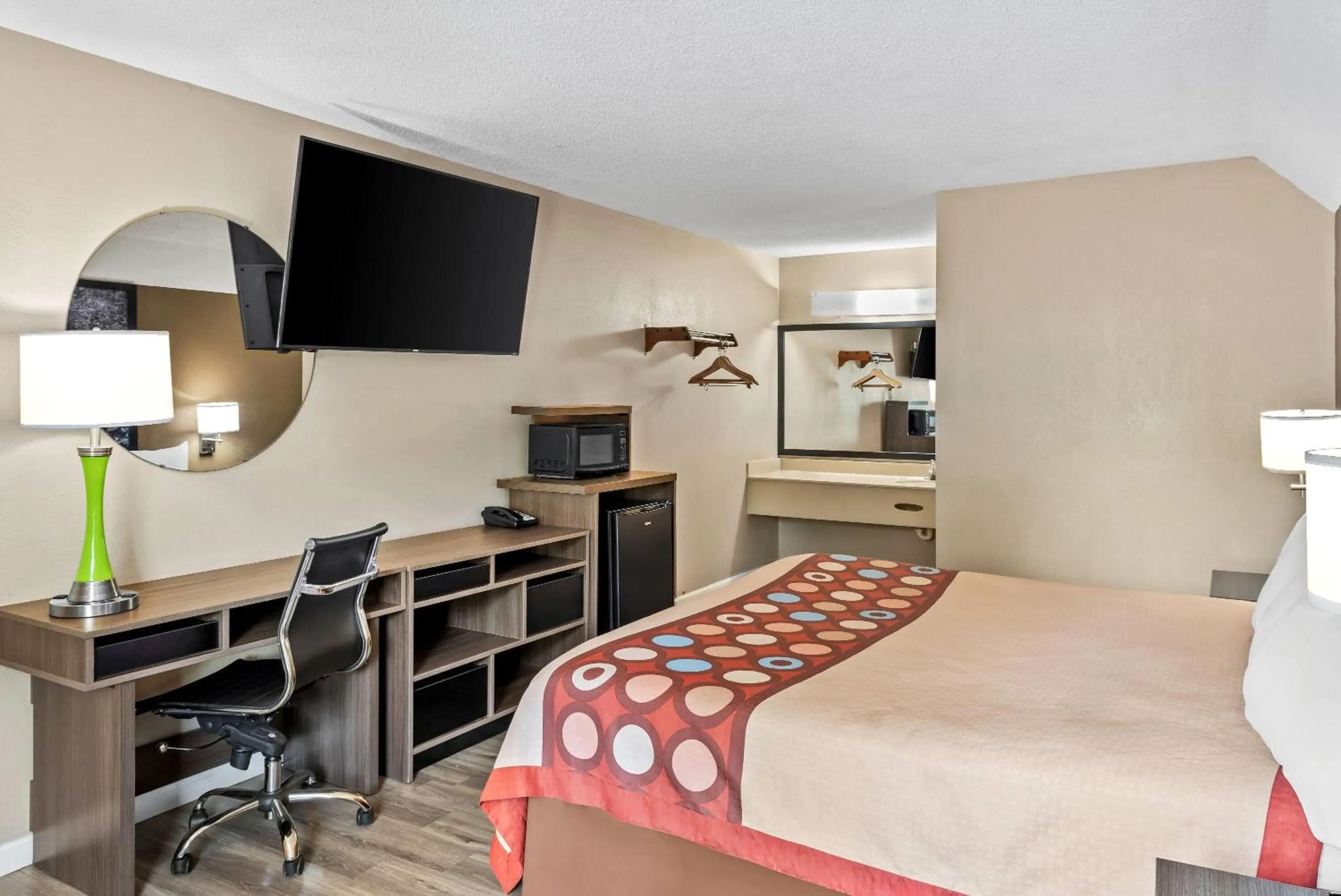 Bed in Super 8 by Wyndham Brownsburg