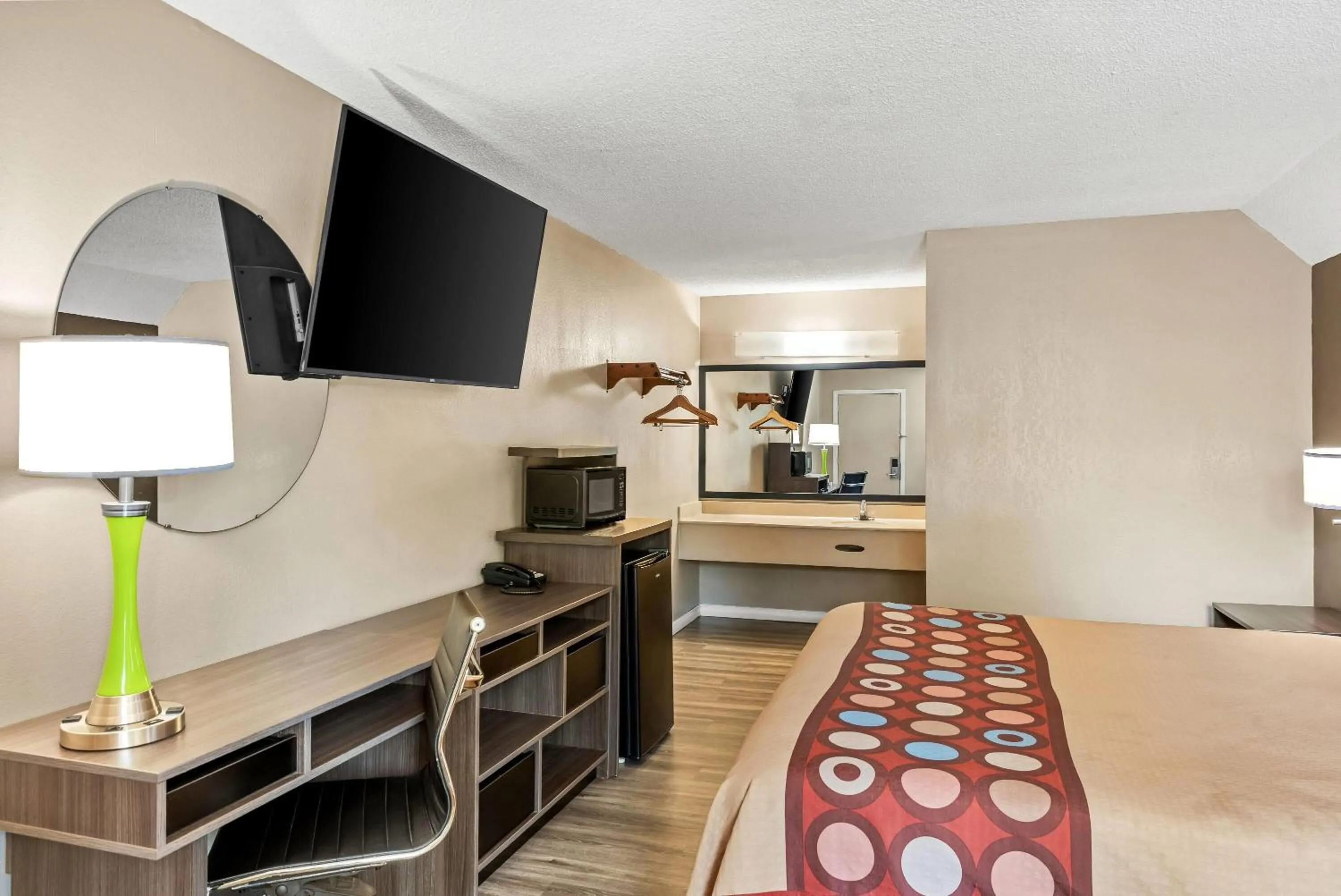 Bed in Super 8 by Wyndham Brownsburg