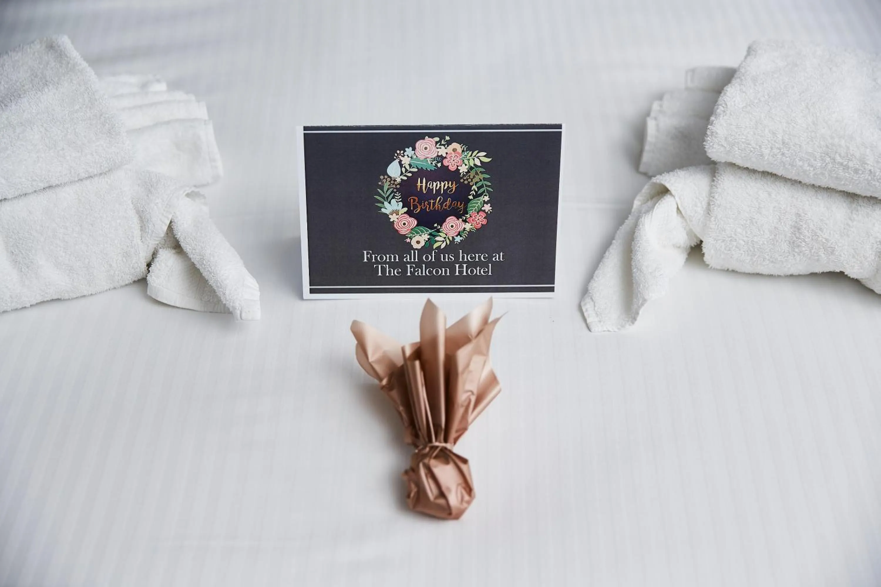 Property logo or sign, Bed in The Falcon Hotel