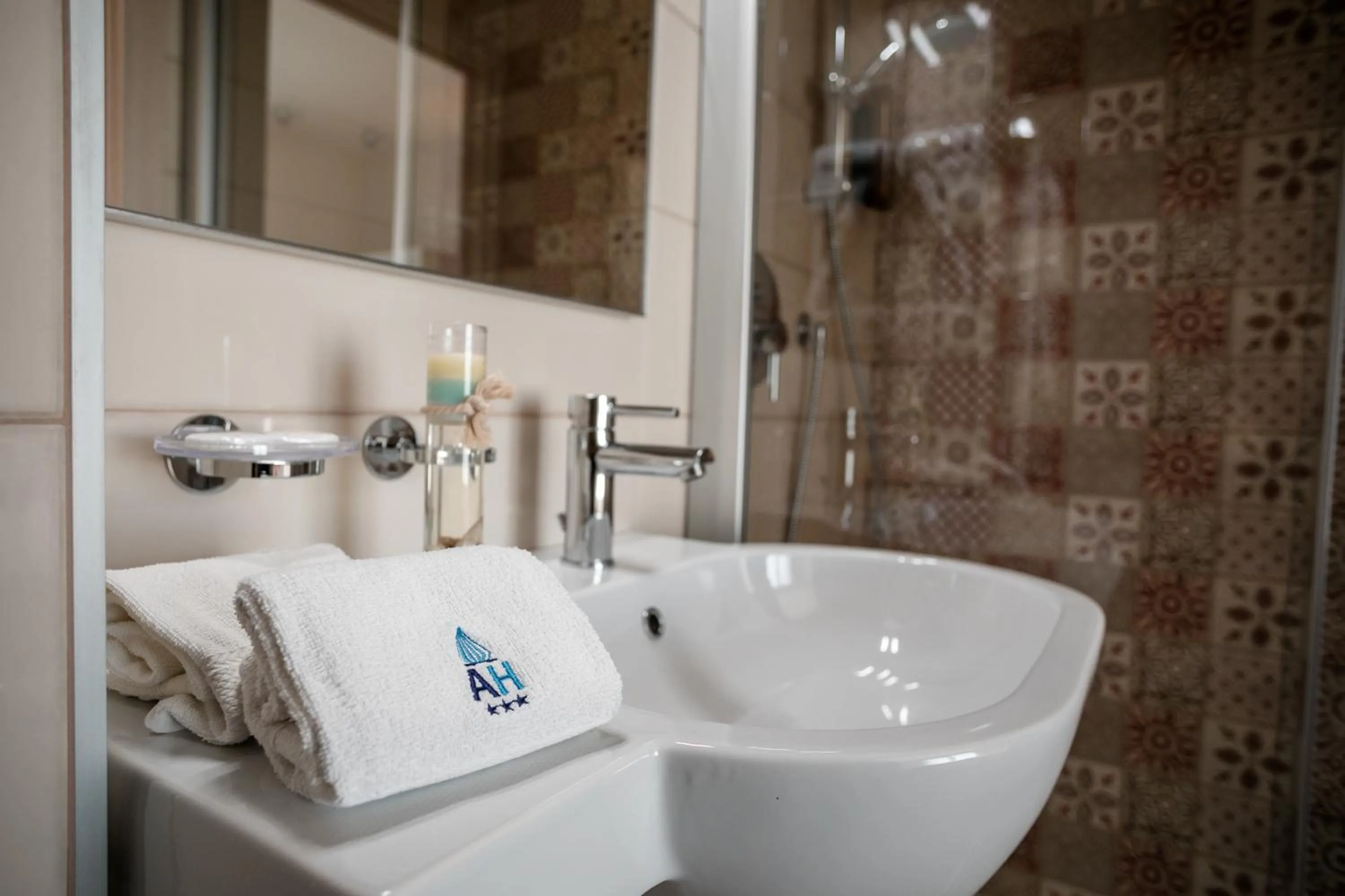 Shower in Hotel Albatros 3 Stelle Superior