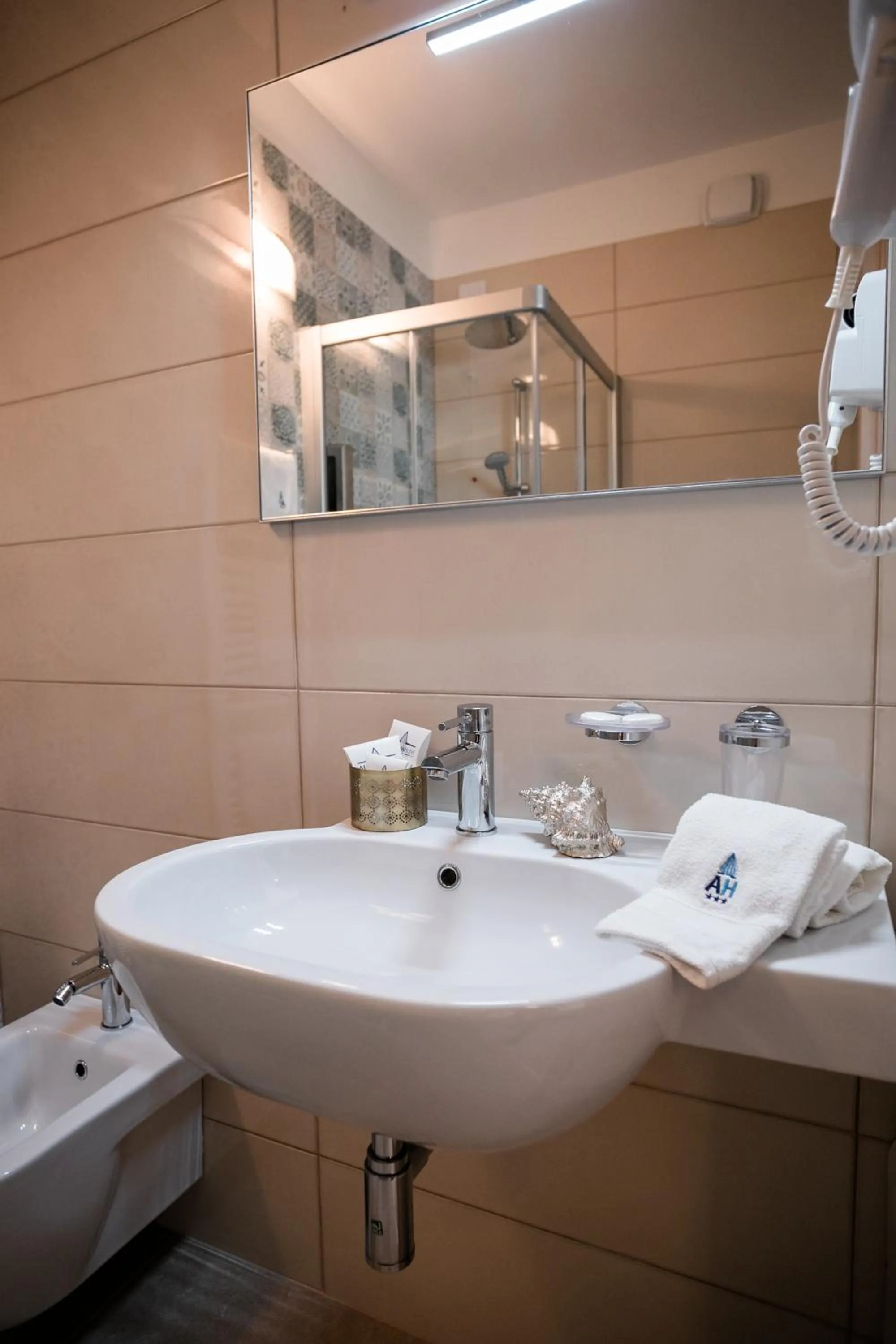 Shower in Hotel Albatros 3 Stelle Superior