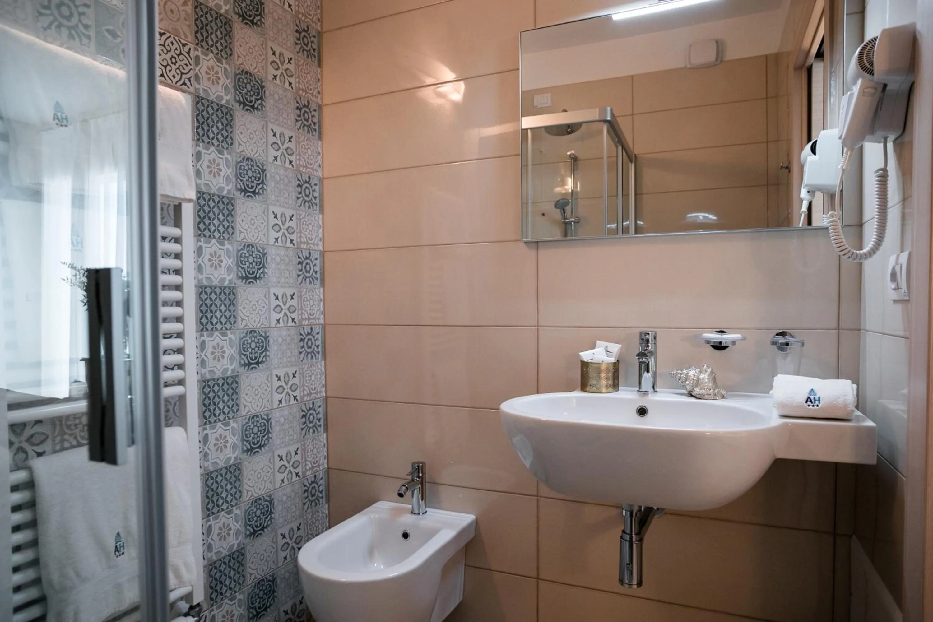 Shower in Hotel Albatros 3 Stelle Superior