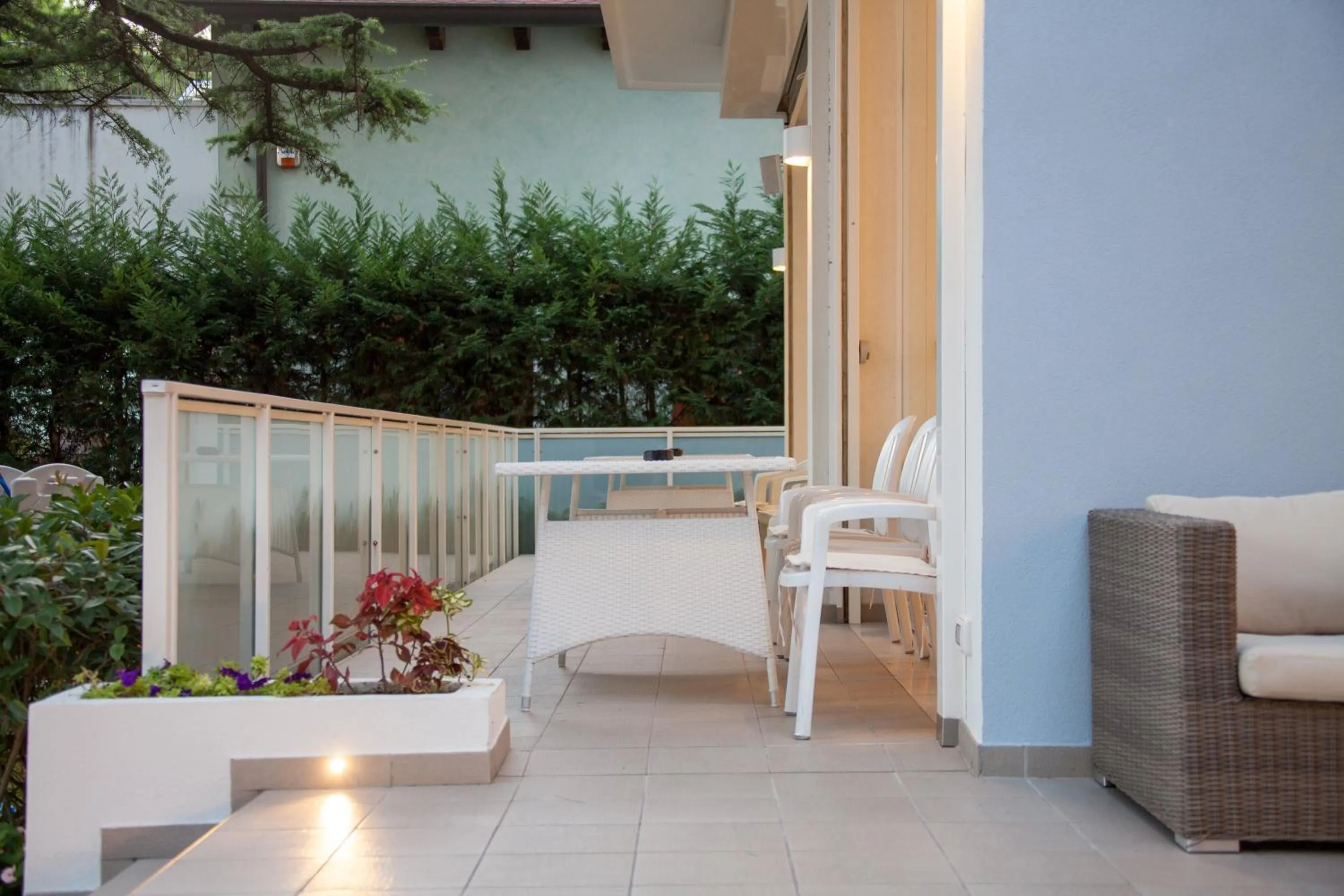 Patio in Hotel Albatros 3 Stelle Superior