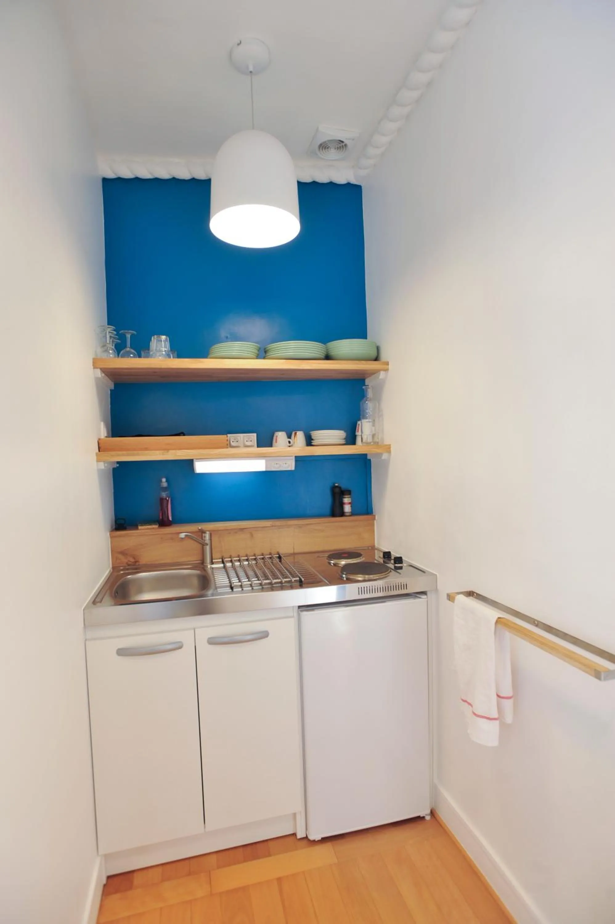 Kitchen or kitchenette in Le Gîte de la Plage