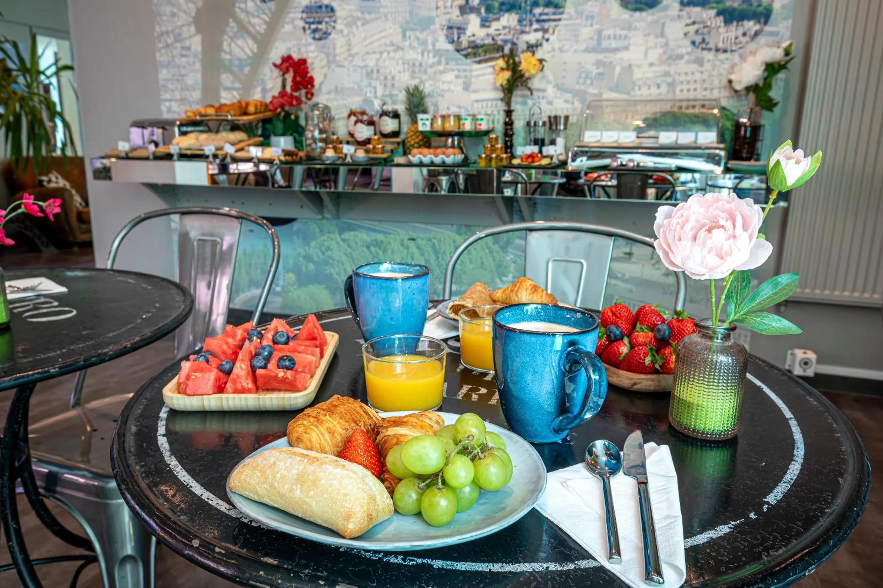 Breakfast in Hotel Alpha Paris Eiffel by Patrick Hayat