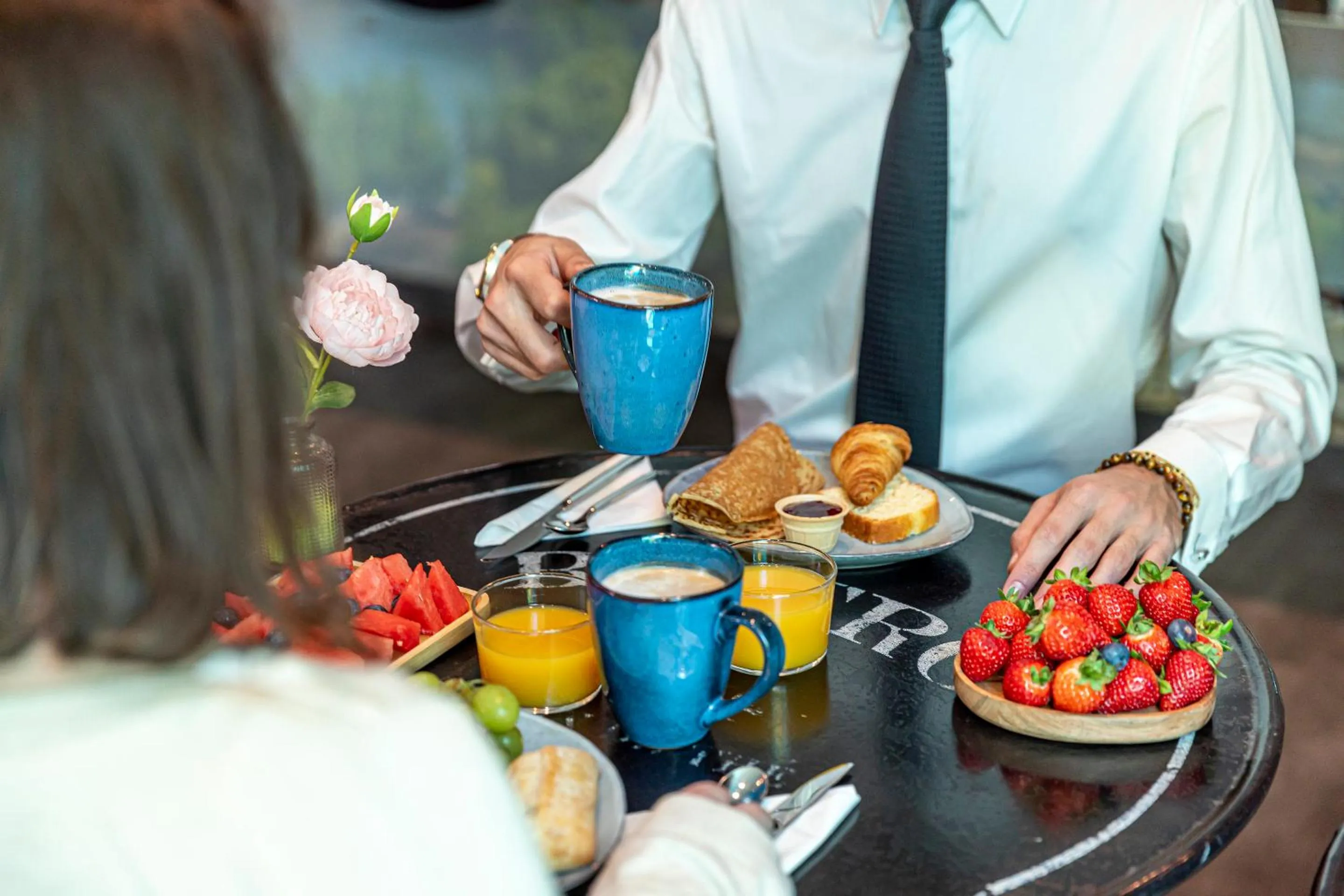 People in Hotel Alpha Paris Eiffel by Patrick Hayat