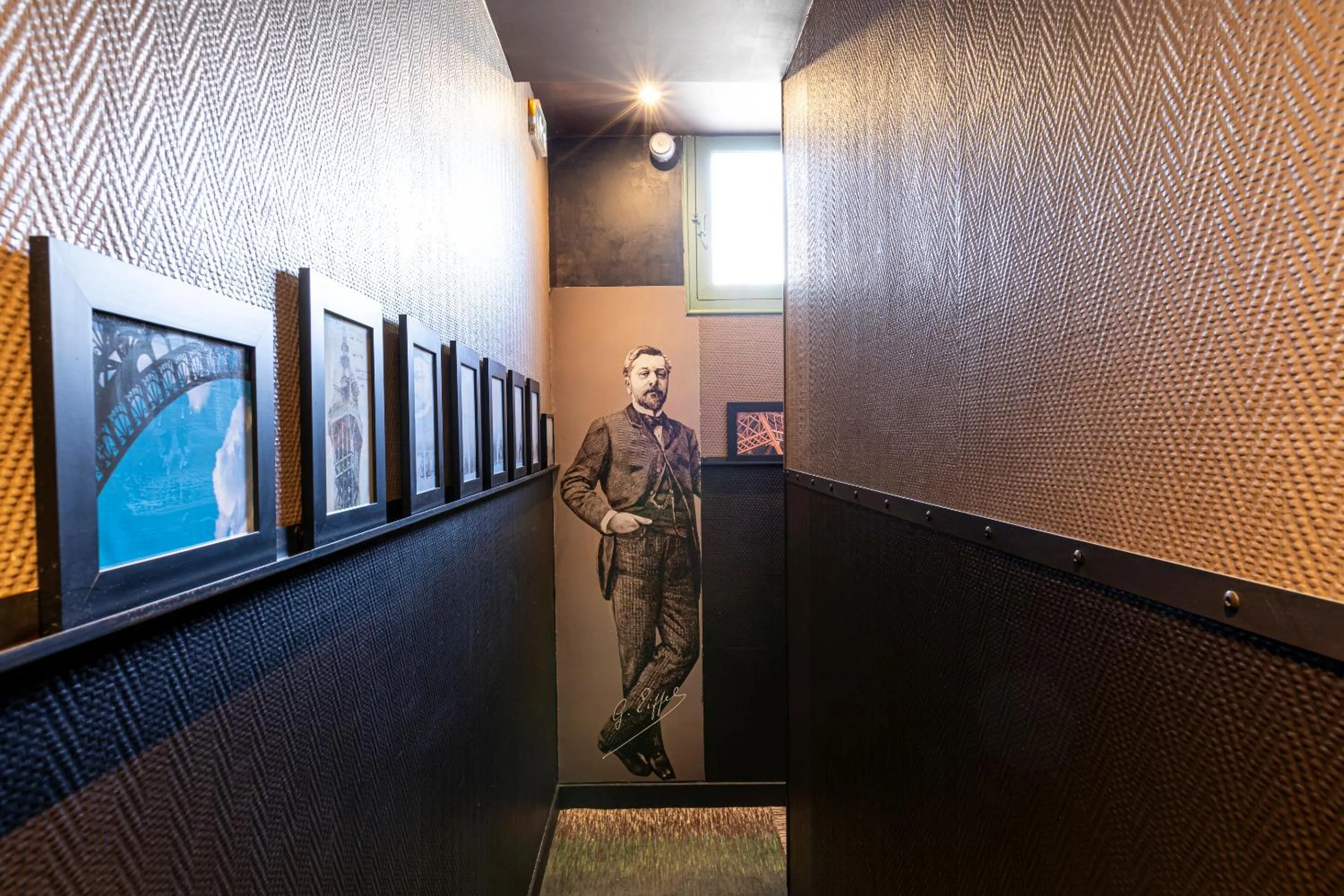 Decorative detail in Hotel Alpha Paris Eiffel by Patrick Hayat