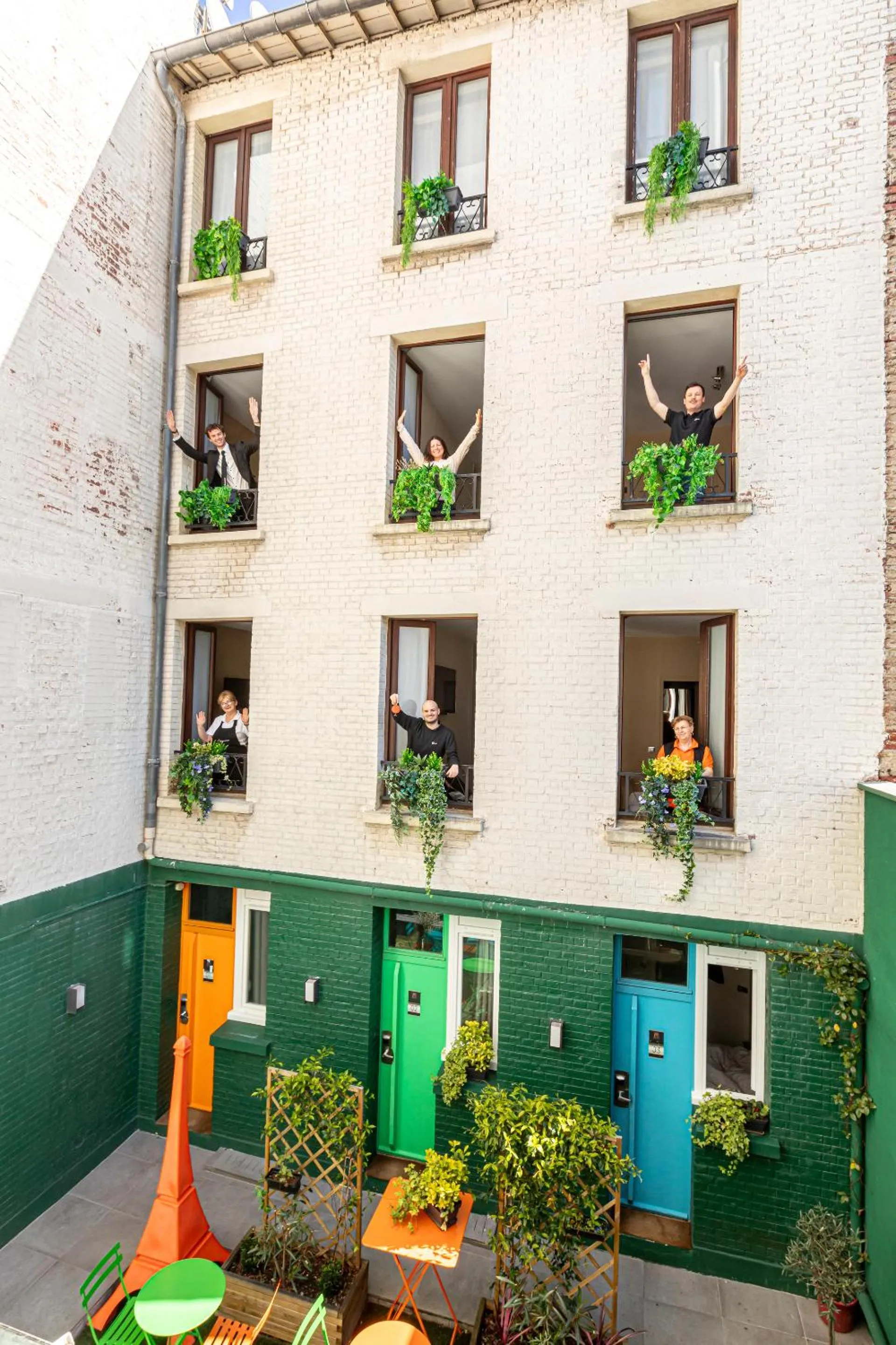 Staff in Hotel Alpha Paris Eiffel by Patrick Hayat