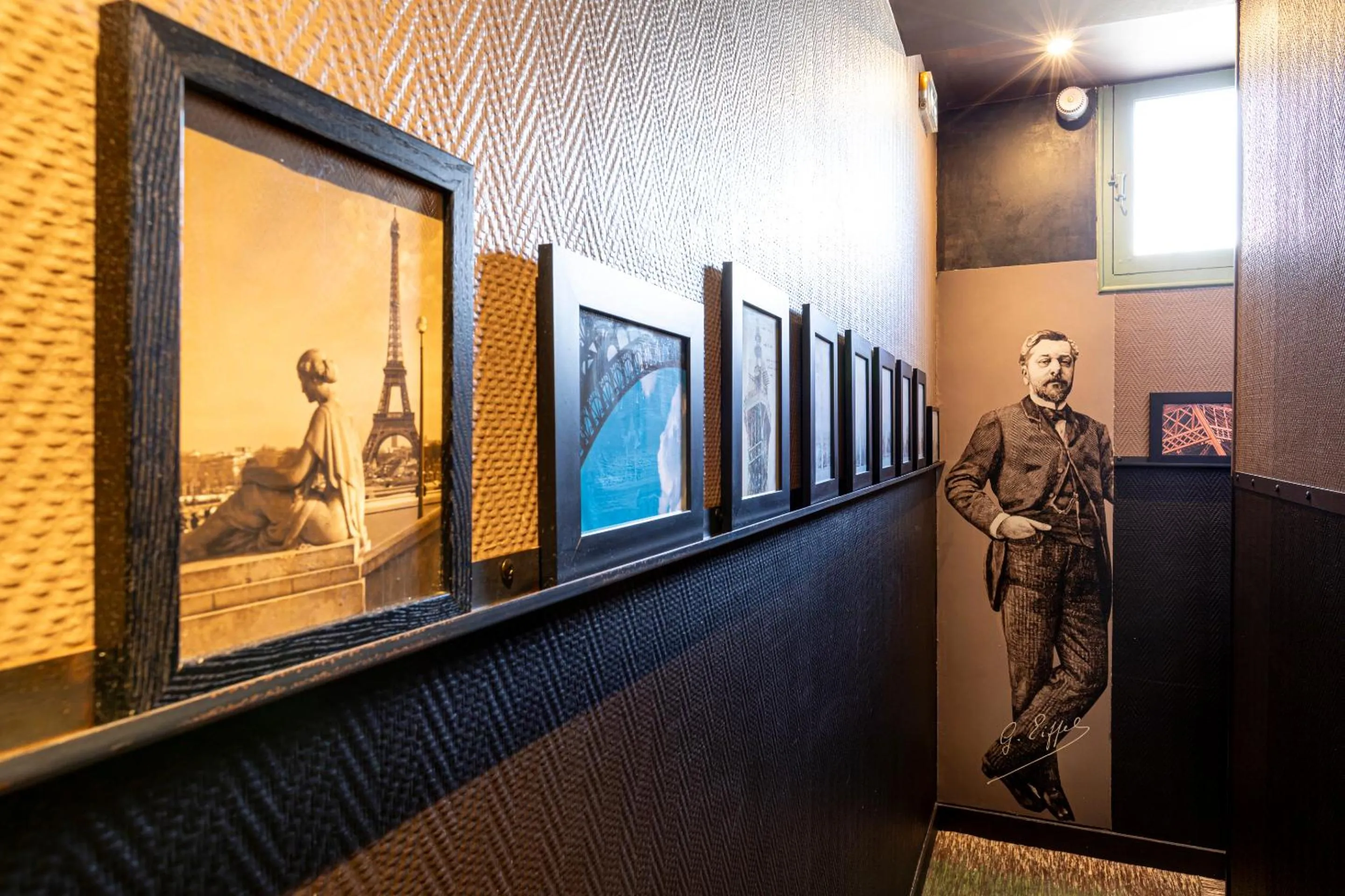 Decorative detail in Hotel Alpha Paris Eiffel by Patrick Hayat