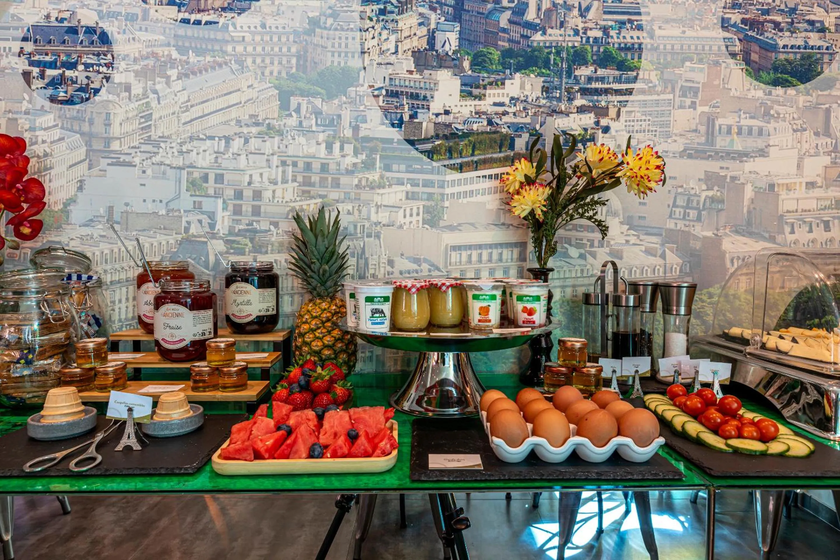Breakfast in Hotel Alpha Paris Eiffel by Patrick Hayat