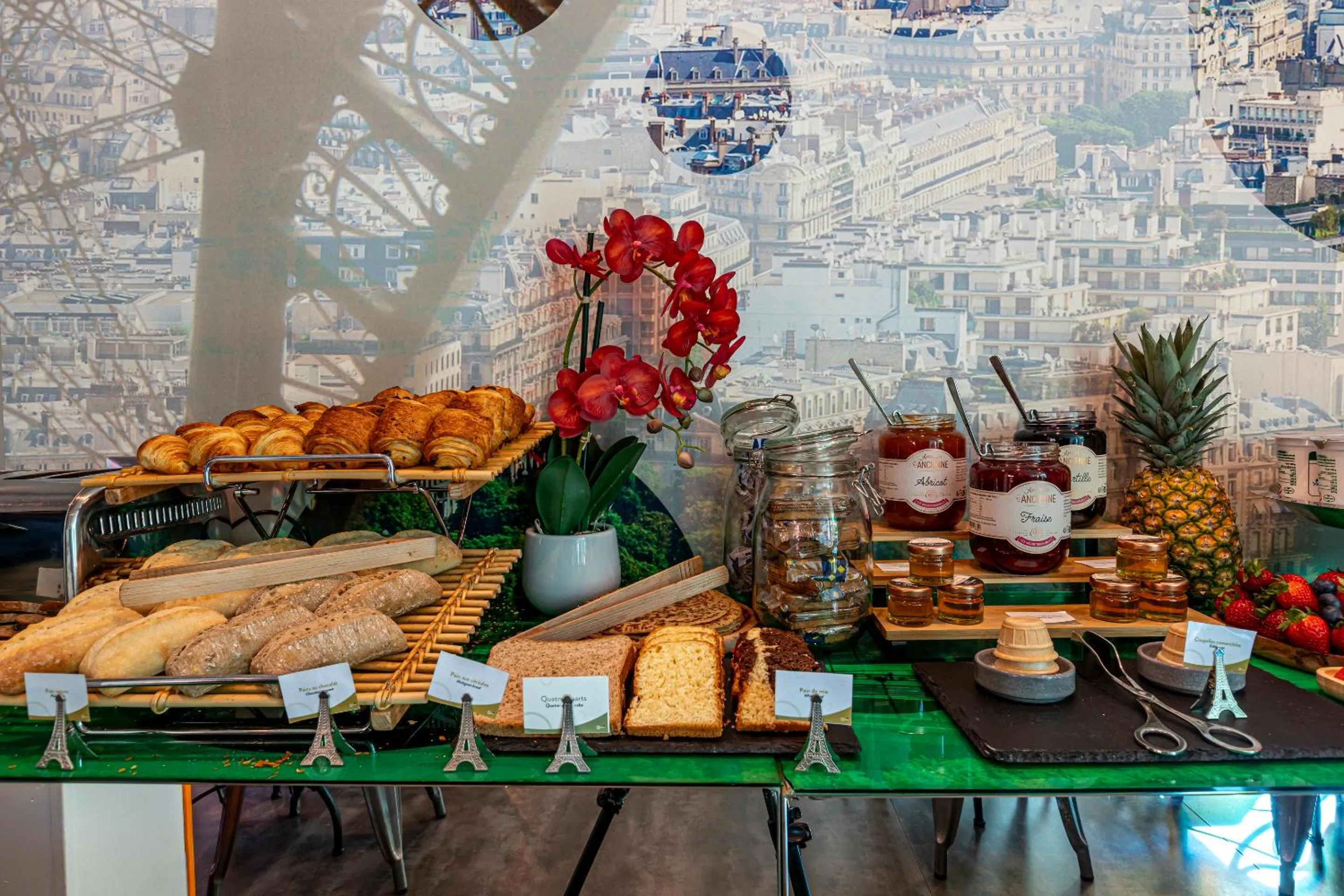Breakfast in Hotel Alpha Paris Eiffel by Patrick Hayat