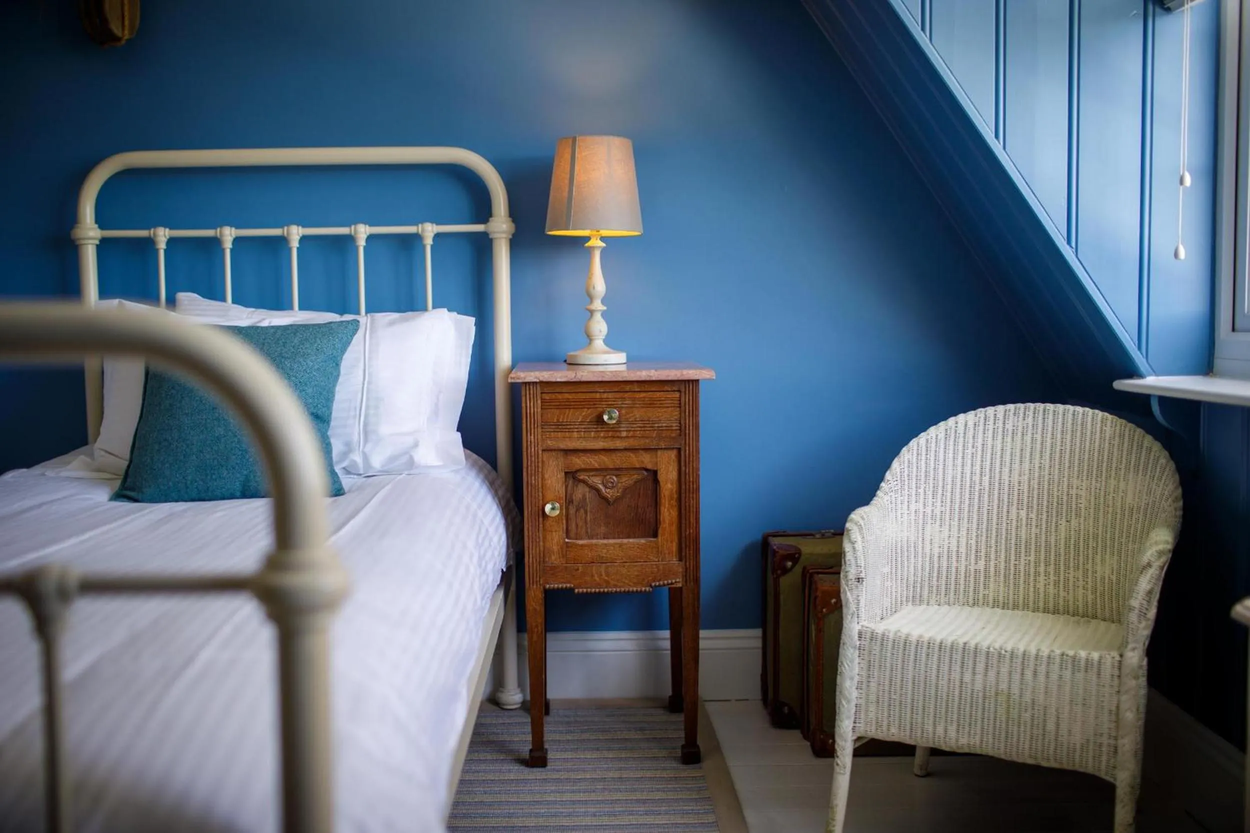 Bed in Lulworth Cove Inn