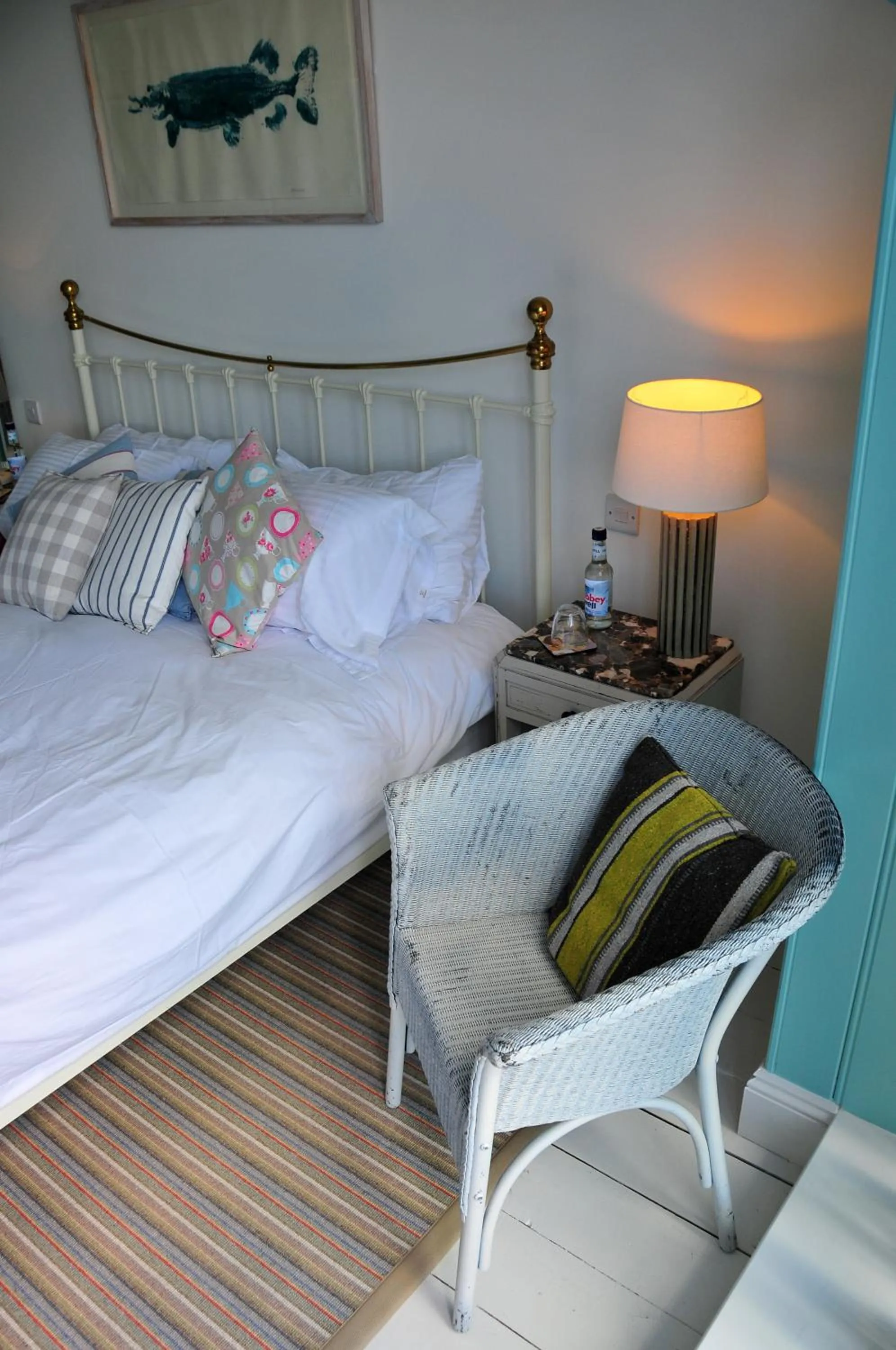 Bed in Lulworth Cove Inn