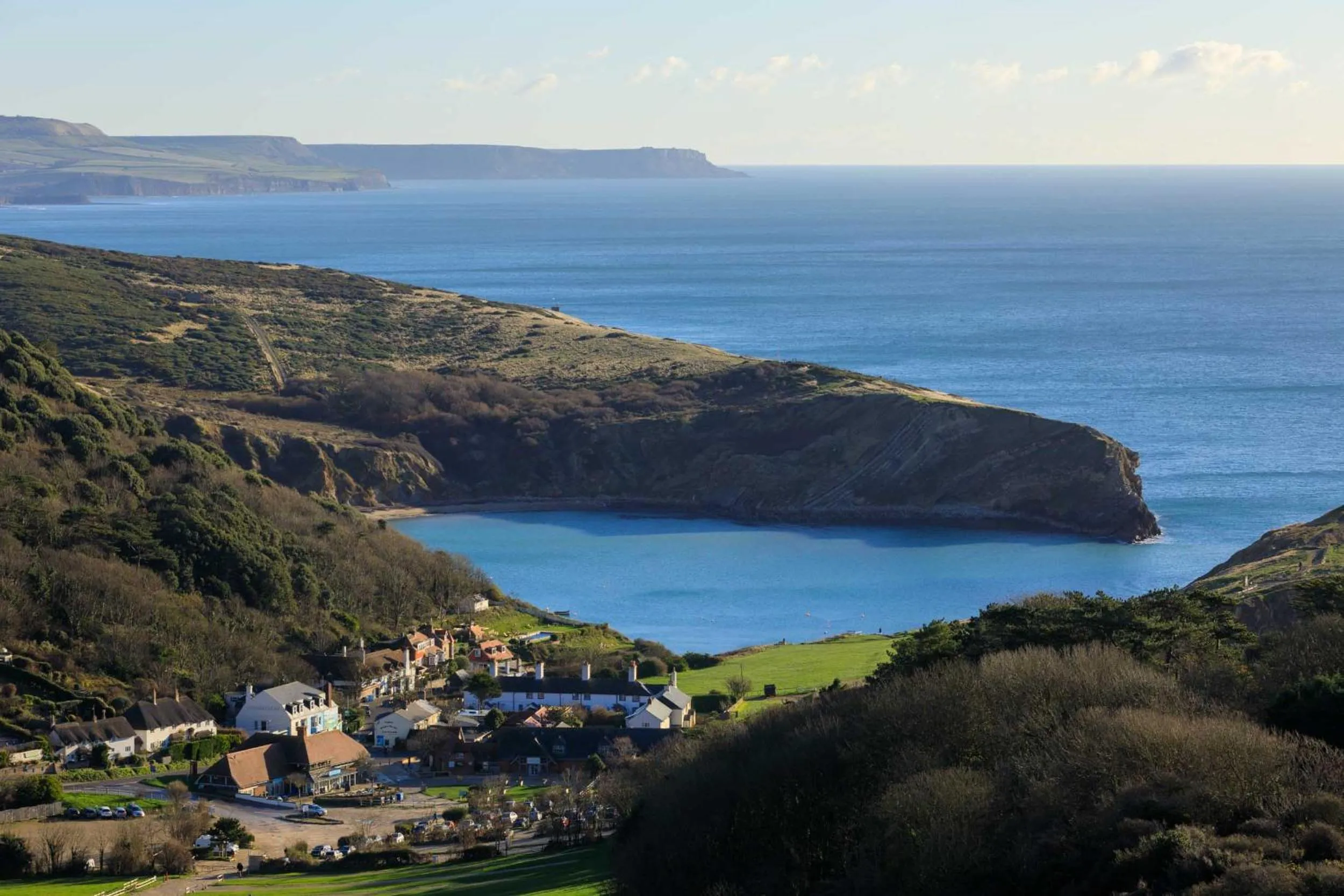 Sea view in Lulworth Cove Inn