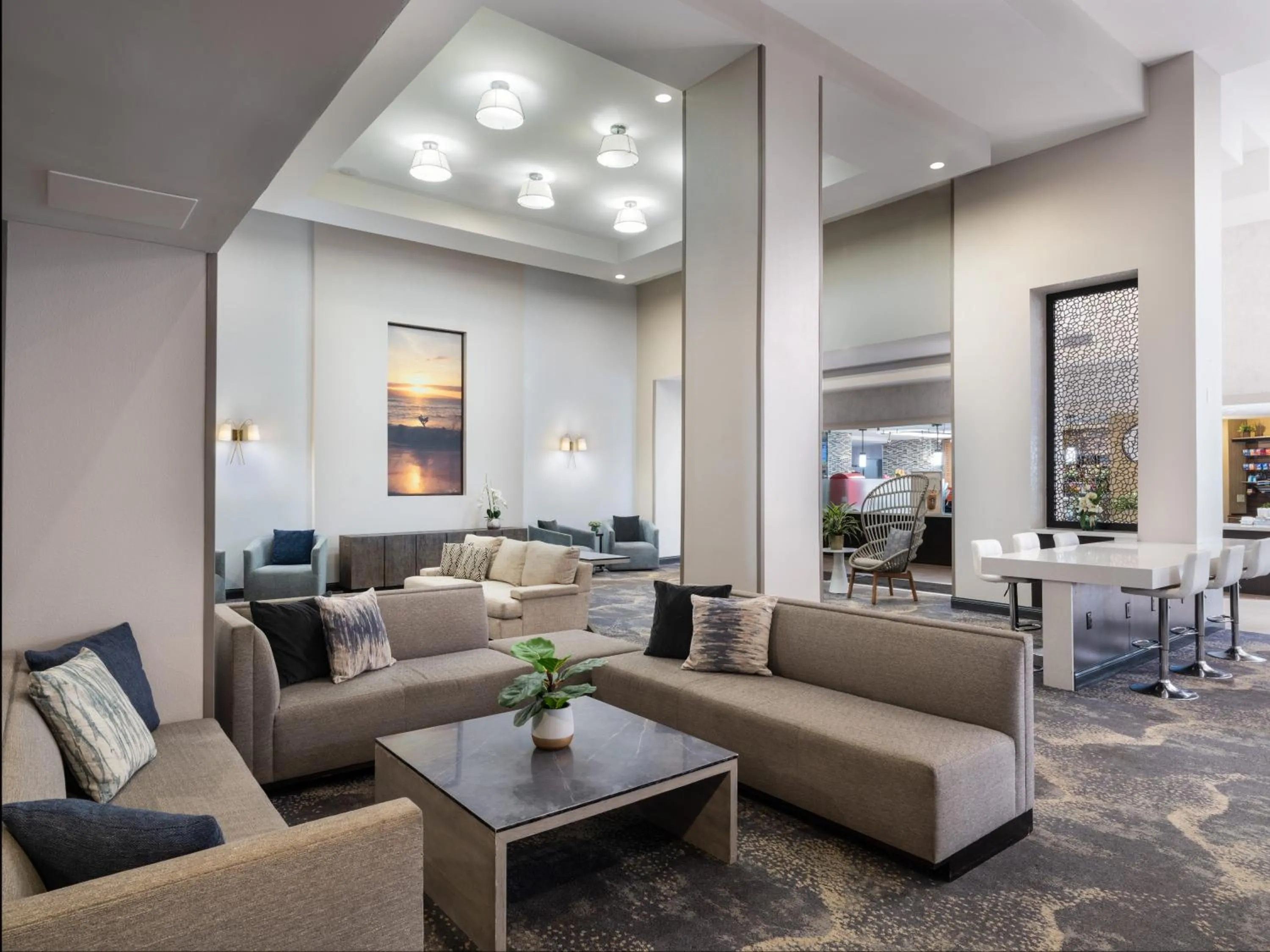 Lobby or reception in Hilton Cocoa Beach Oceanfront