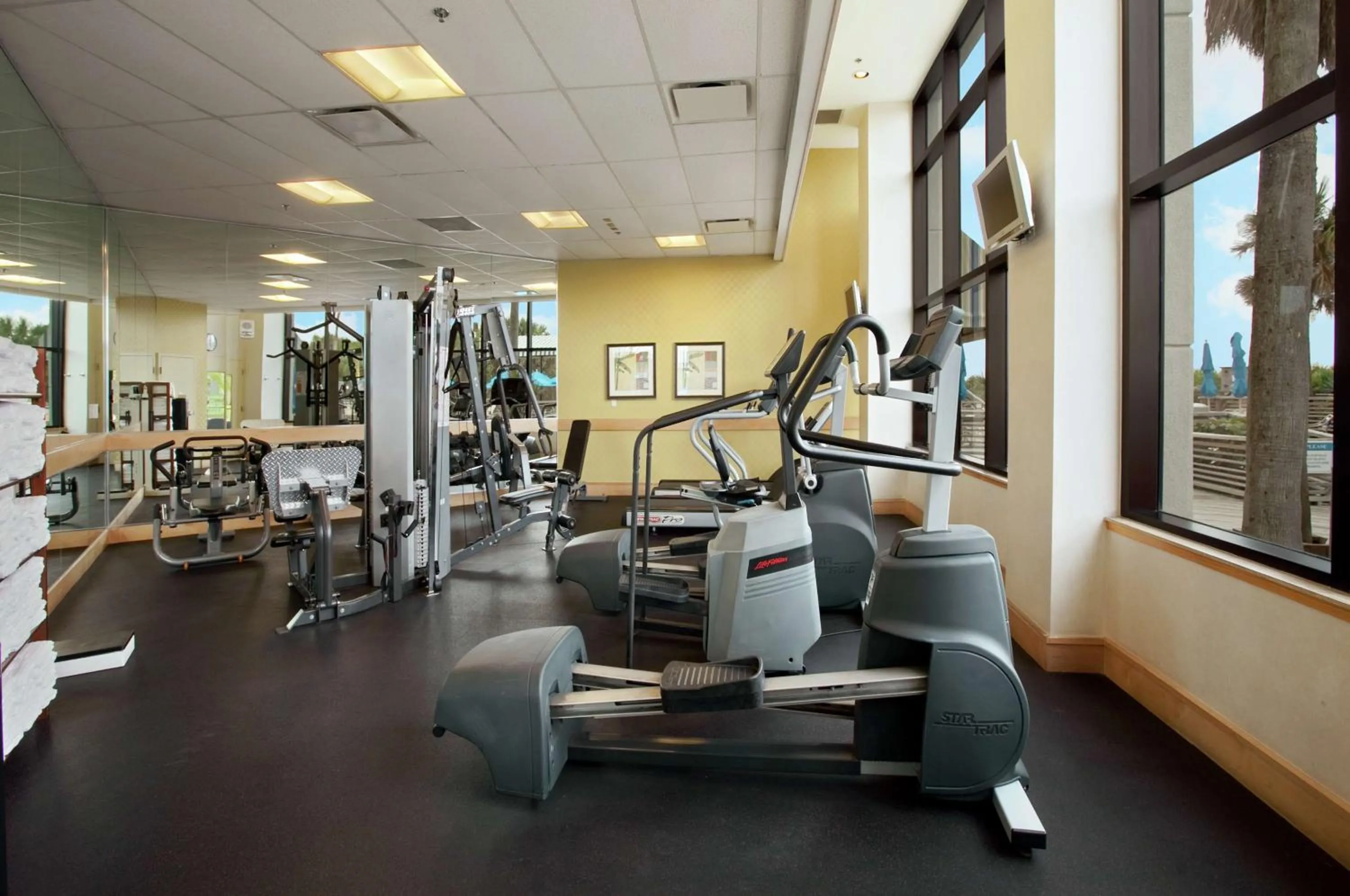 Fitness centre/facilities in Hilton Cocoa Beach Oceanfront