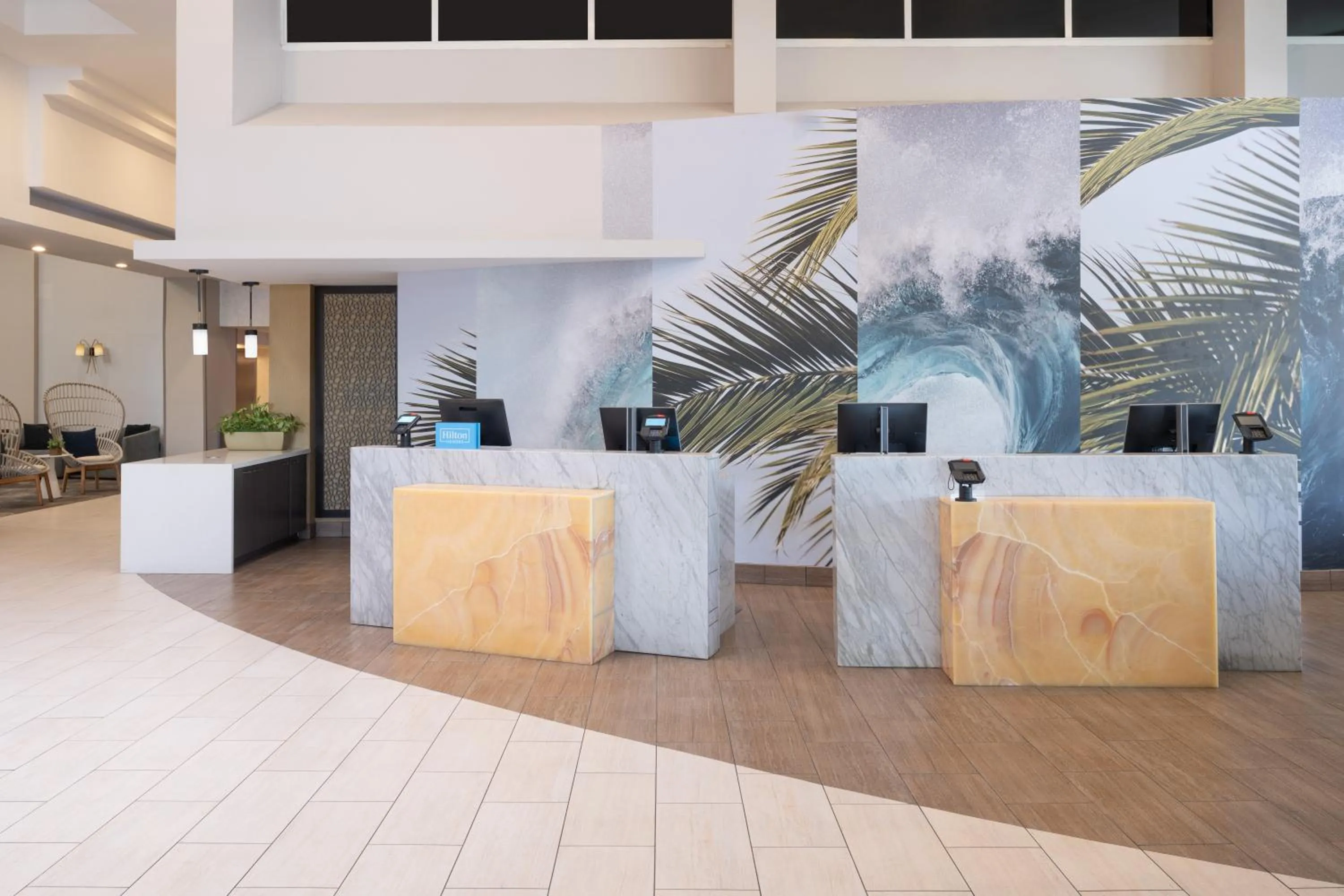 Lobby or reception in Hilton Cocoa Beach Oceanfront