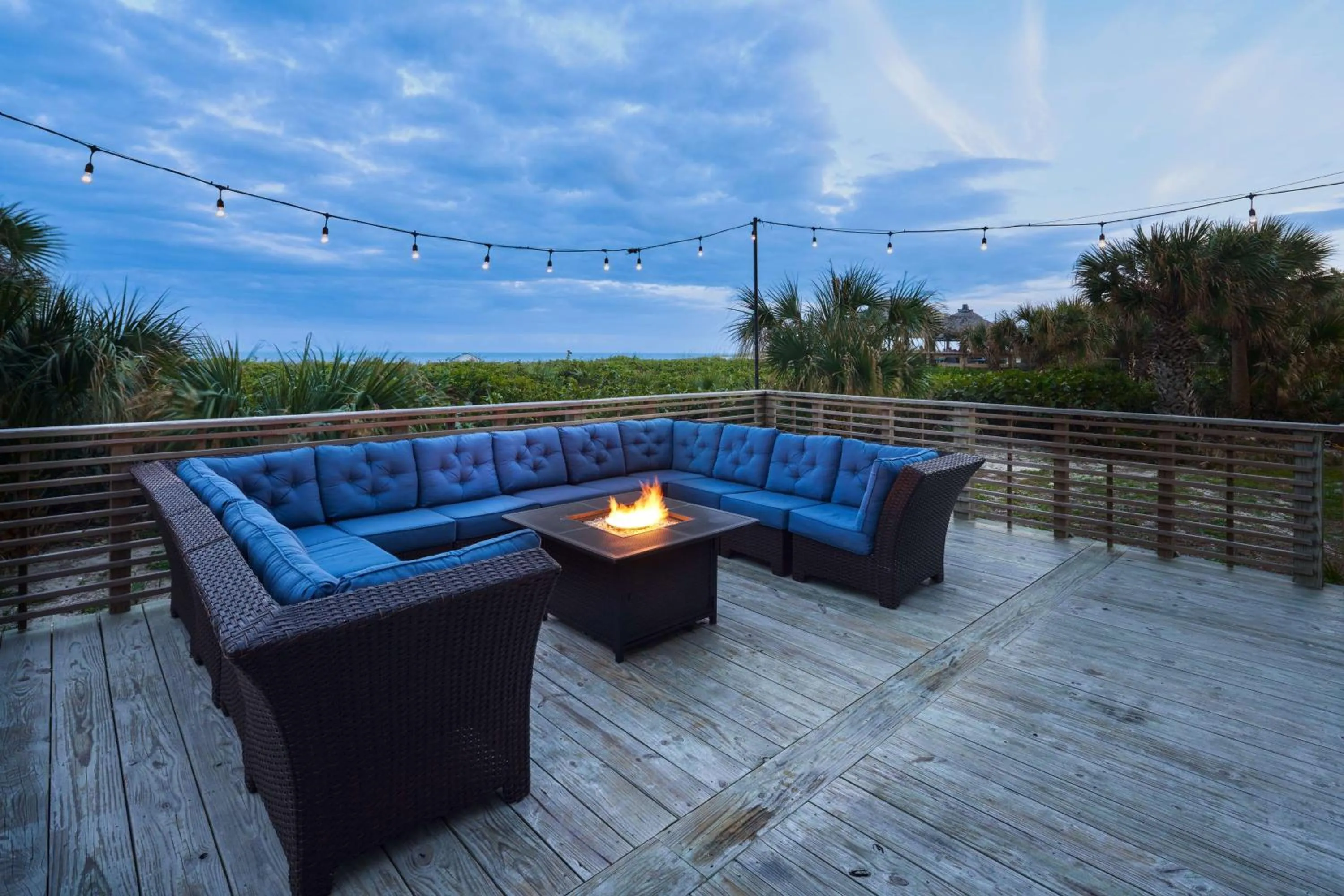 Patio in Hilton Cocoa Beach Oceanfront