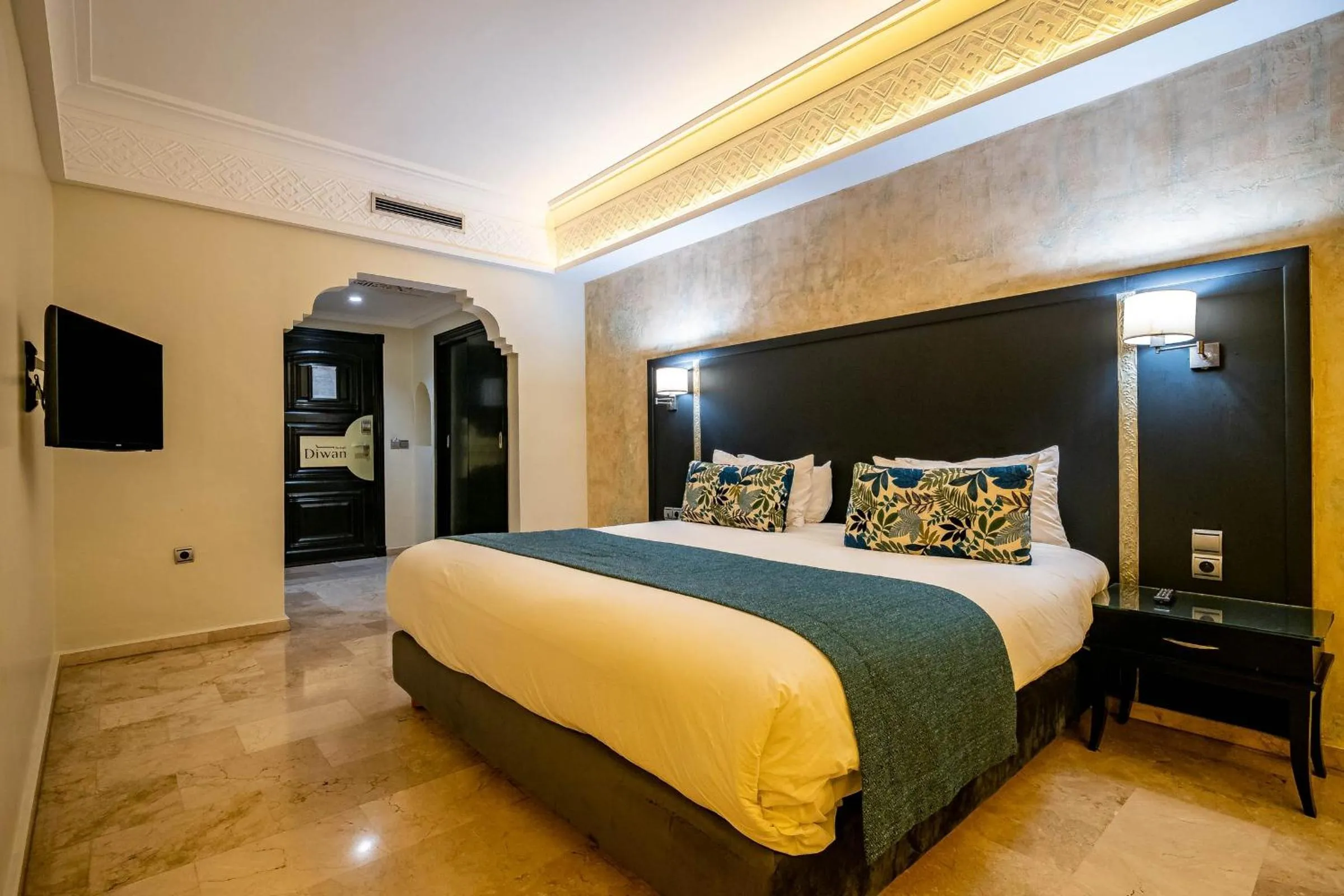 Bed in Diwan Casablanca Hotel & Spa