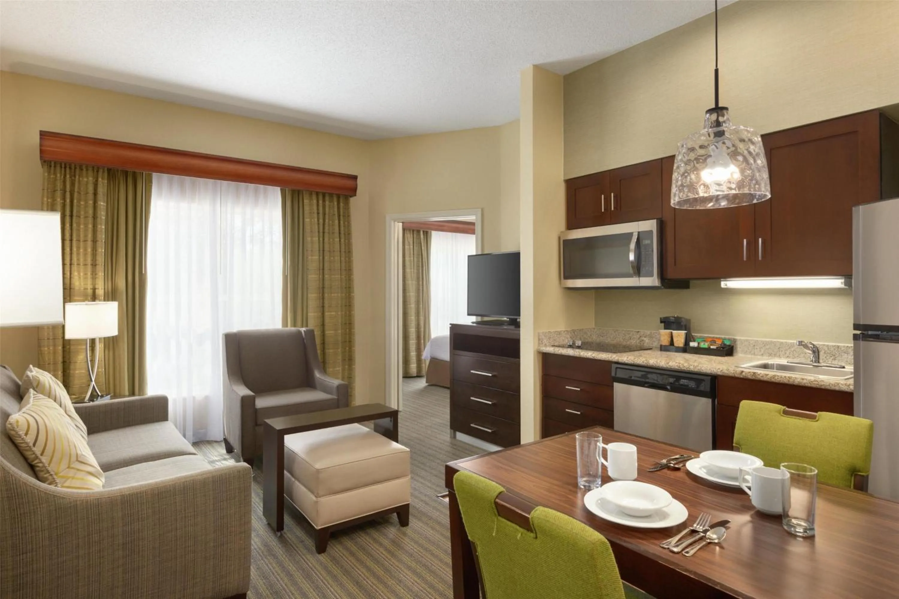 Living room in Homewood Suites by Hilton St. Petersburg Clearwater