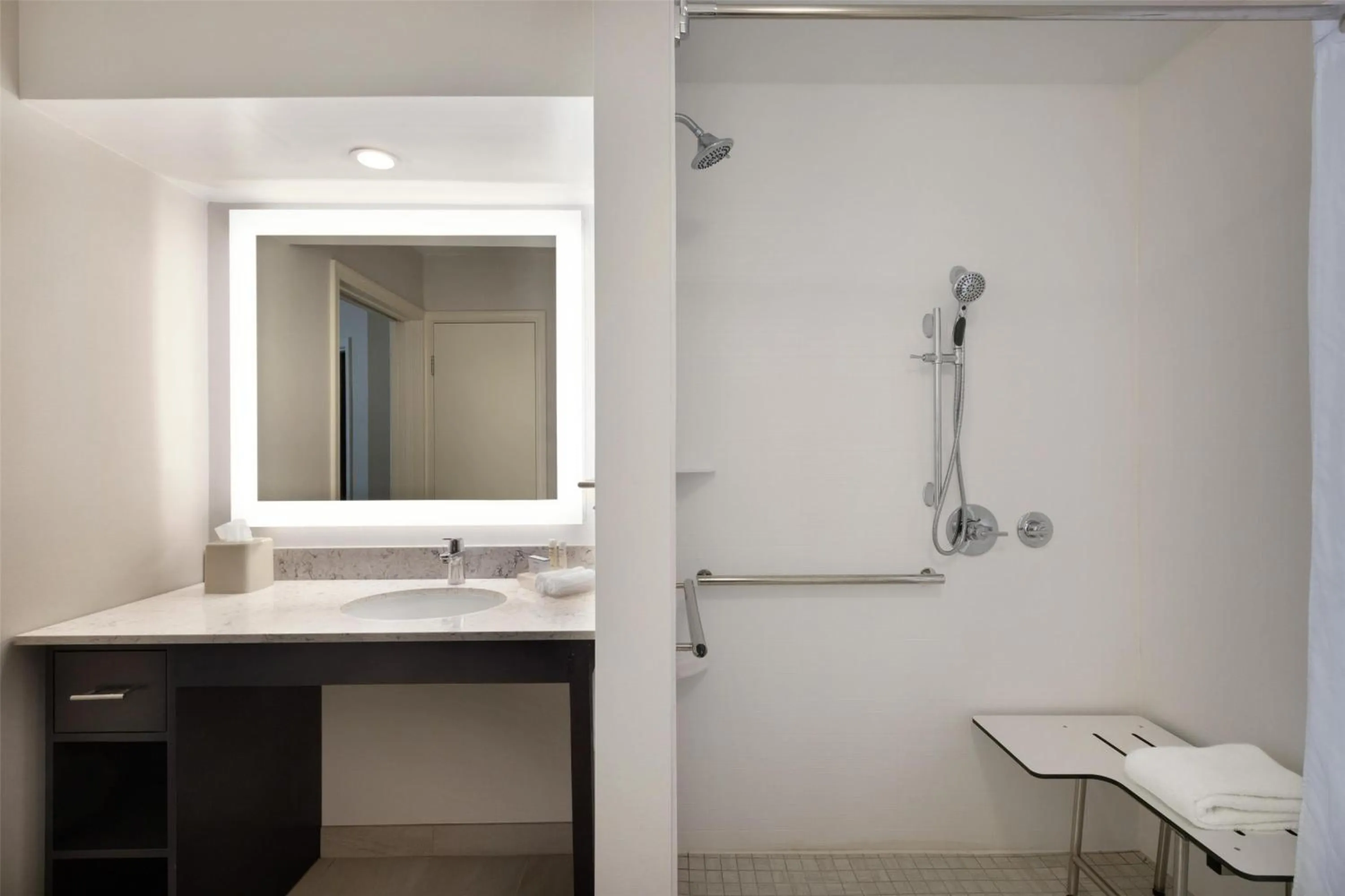 Bathroom in Homewood Suites by Hilton St. Petersburg Clearwater