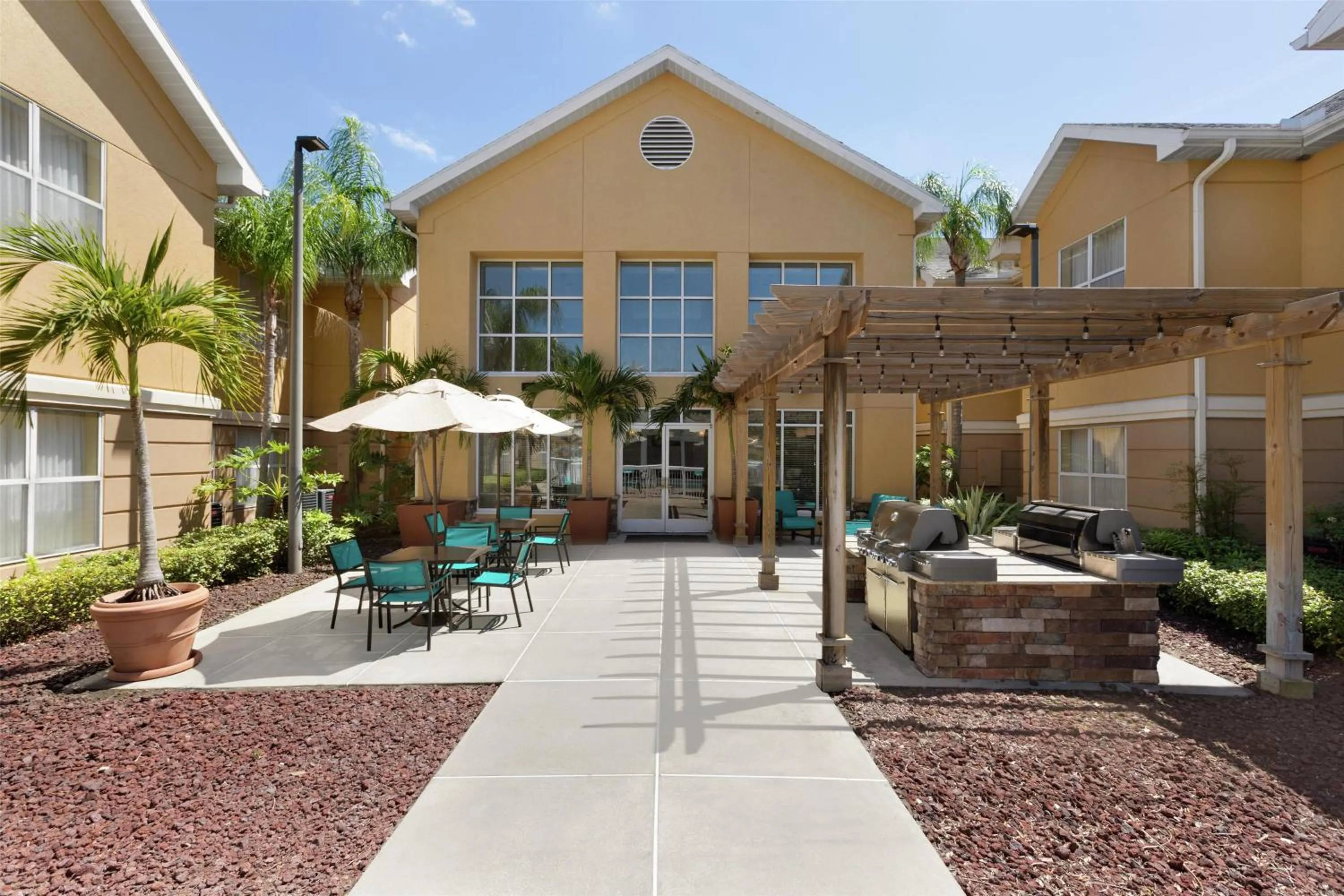 Patio in Homewood Suites by Hilton St. Petersburg Clearwater