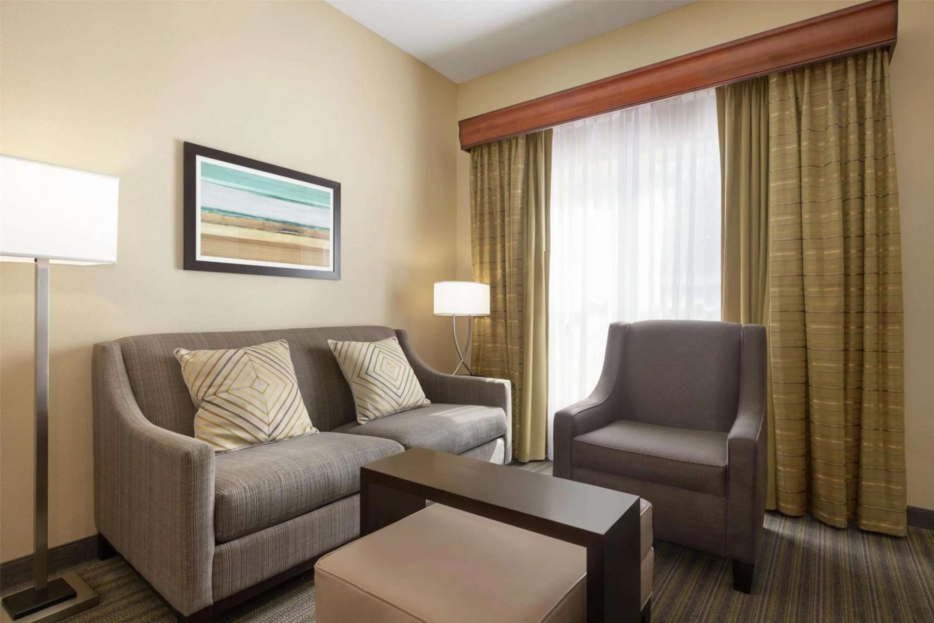 Living room in Homewood Suites by Hilton St. Petersburg Clearwater
