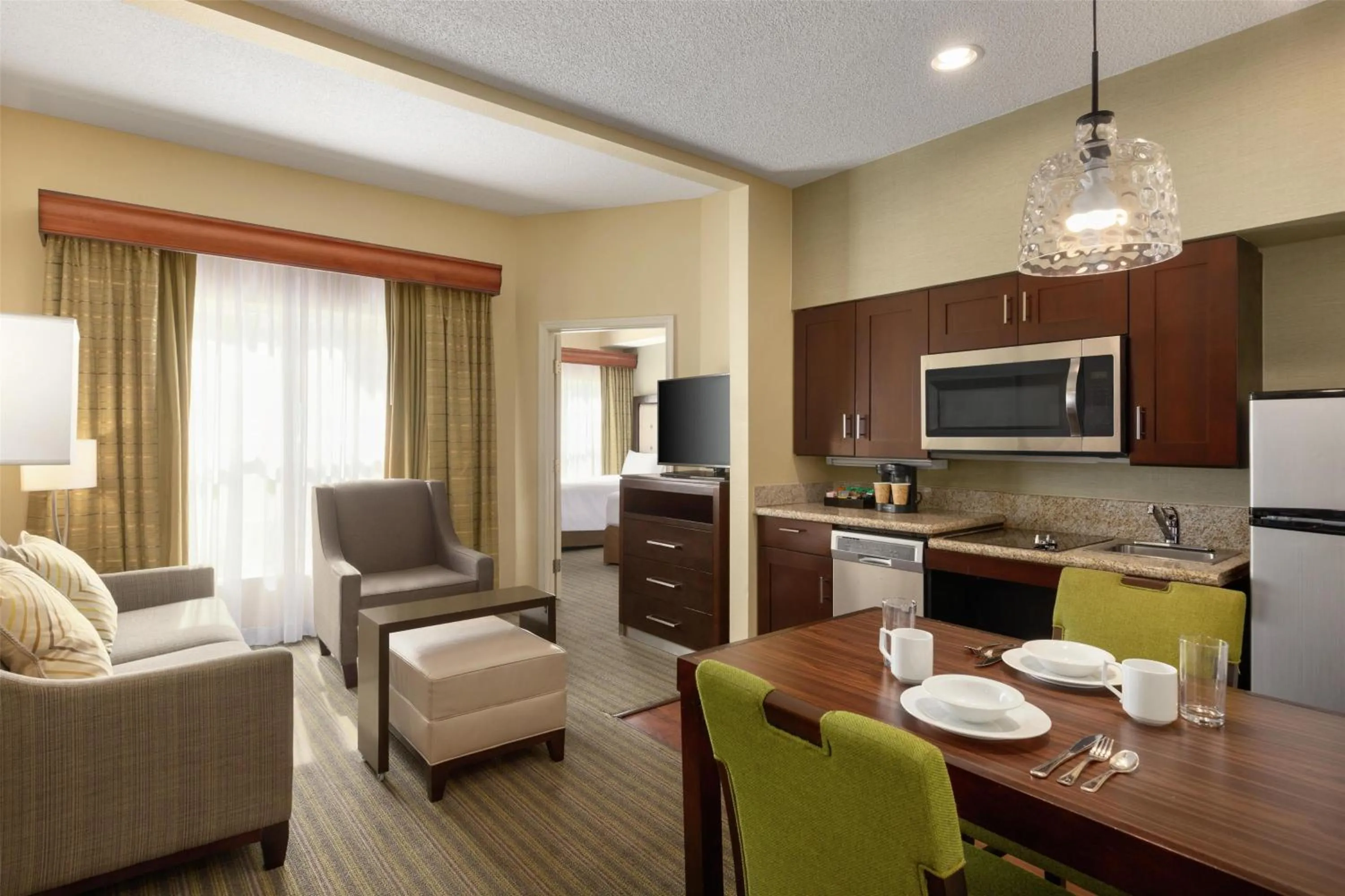 Living room in Homewood Suites by Hilton St. Petersburg Clearwater