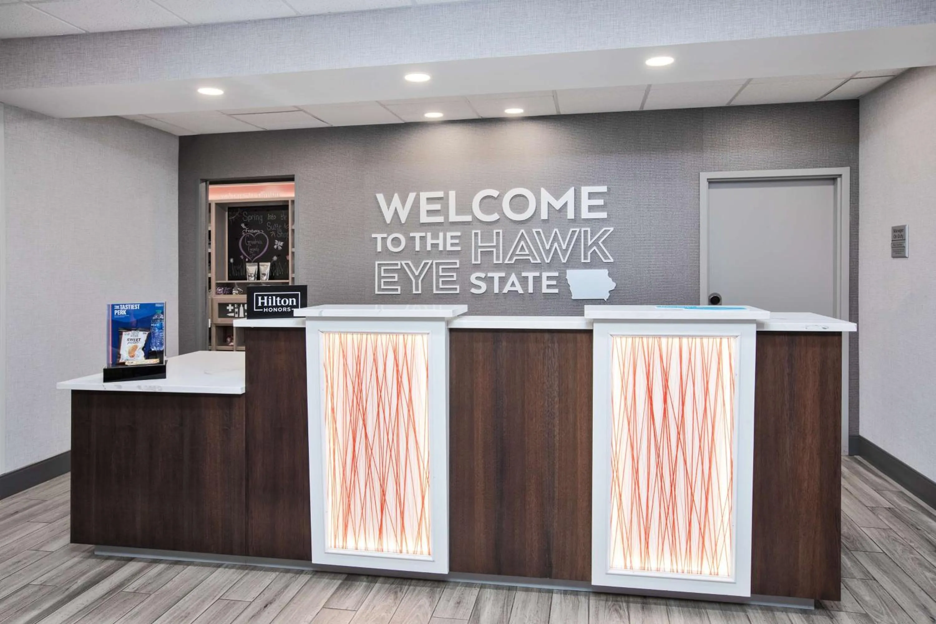 Lobby or reception in Hampton Inn Clinton