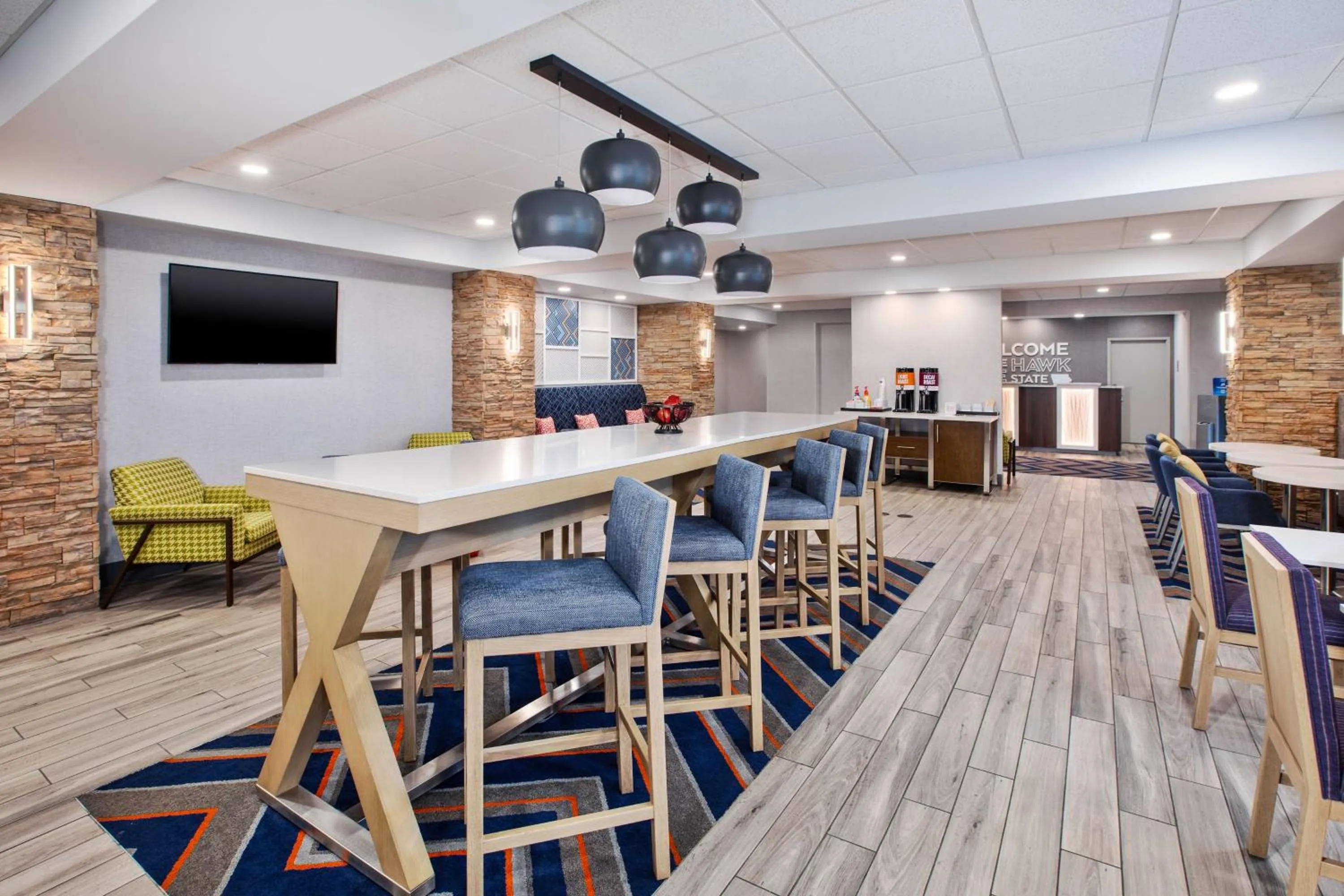 Lobby or reception in Hampton Inn Clinton