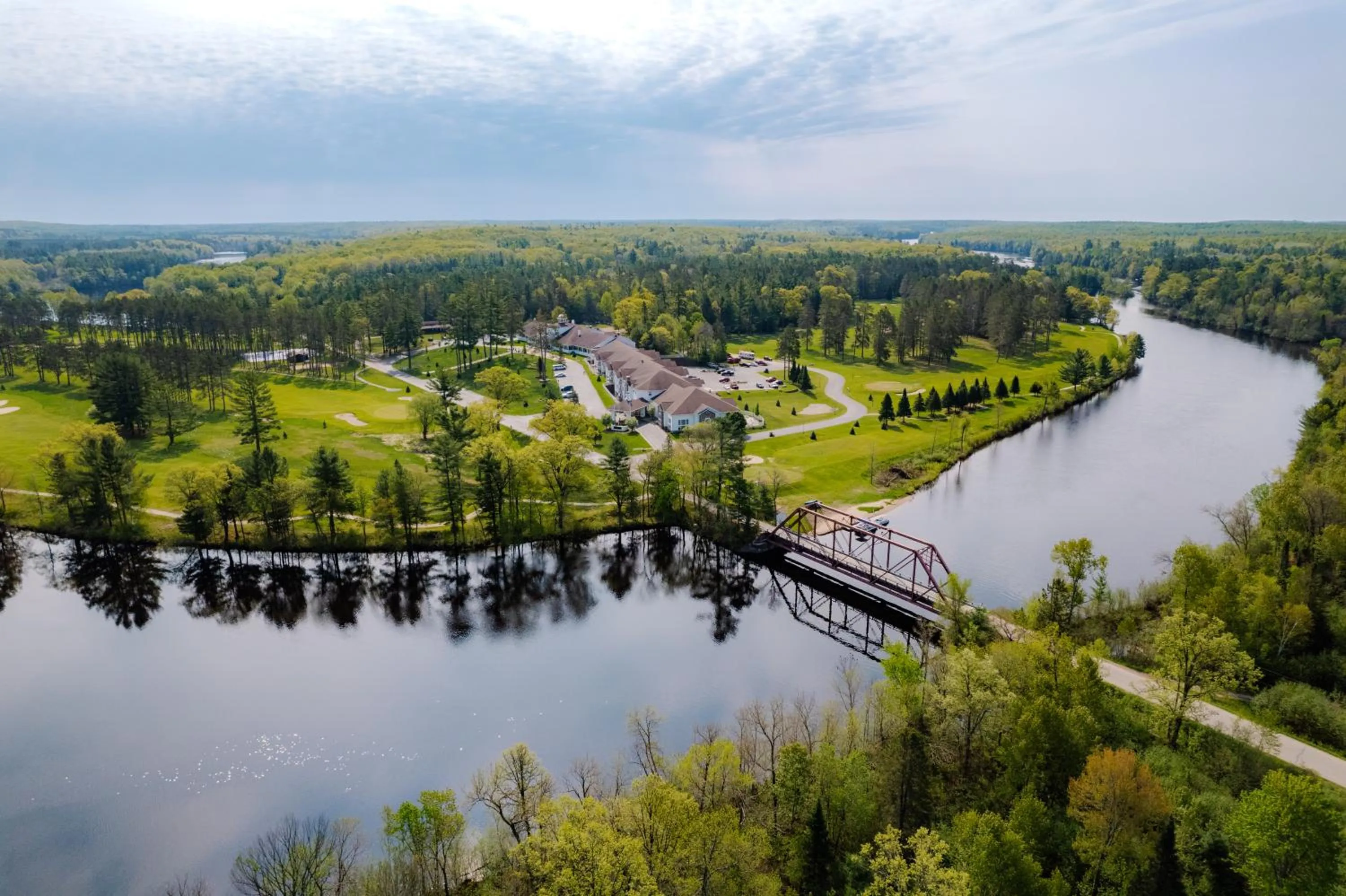 Property building in Four Seasons Island Resort