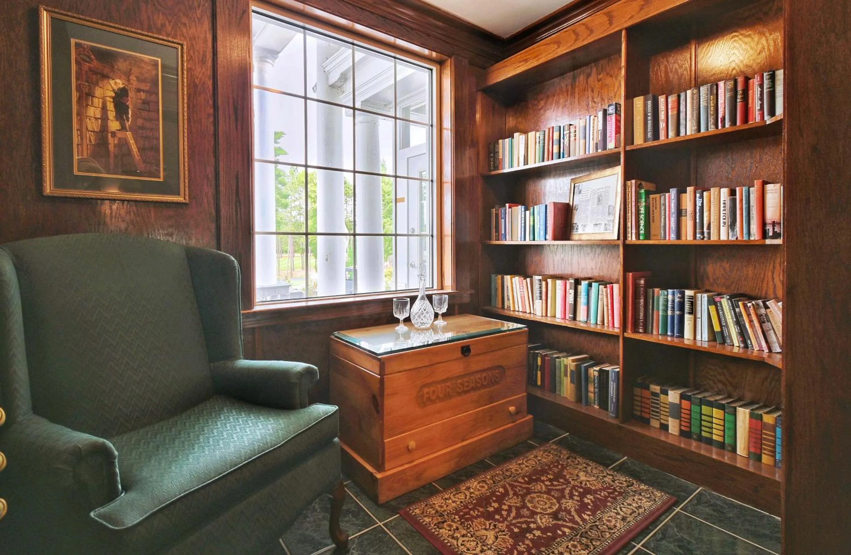 Library in Four Seasons Island Resort